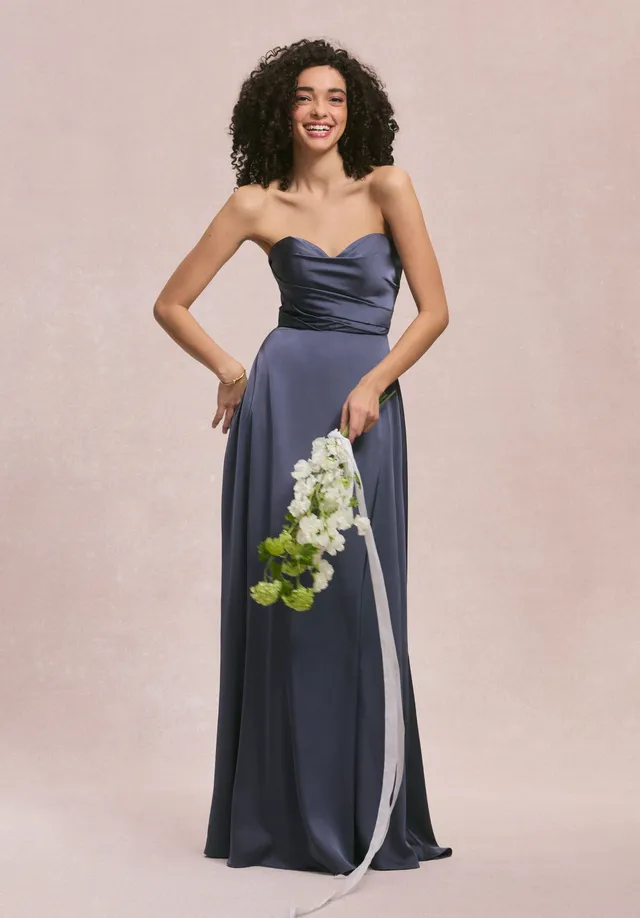morilee-soft-scoop-luxe-satin-brautjungfernkleid-mit-taschen image 1