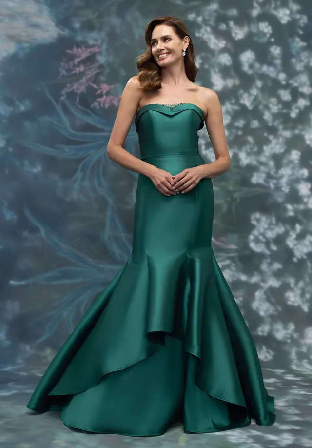 morilee-mikado-meerjungfrau-abendkleid-mit-t-ll-ausschnitt image 1