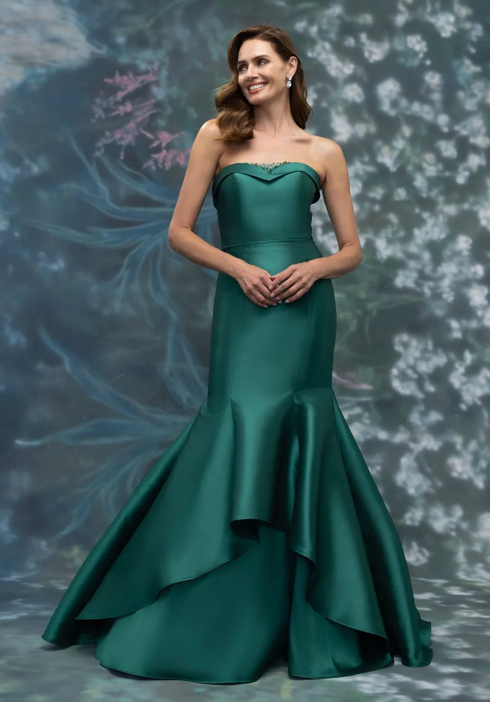 morilee-mikado-meerjungfrau-abendkleid-mit-t-ll-ausschnitt image 1