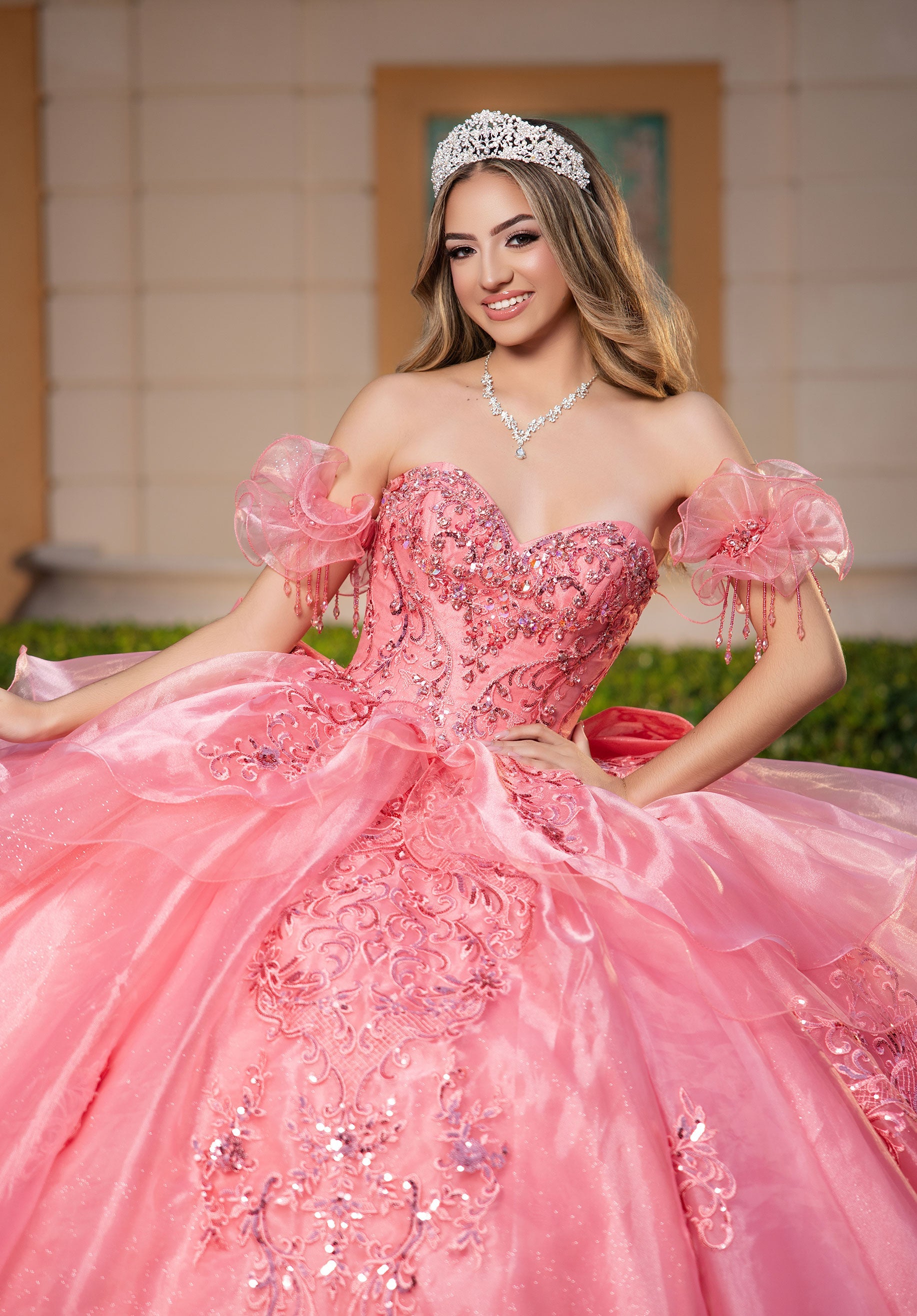 morilee-vizcaya-cristina-quincea-era-kleid-organza-ballkleid-mit-herz-bodice-und image 2