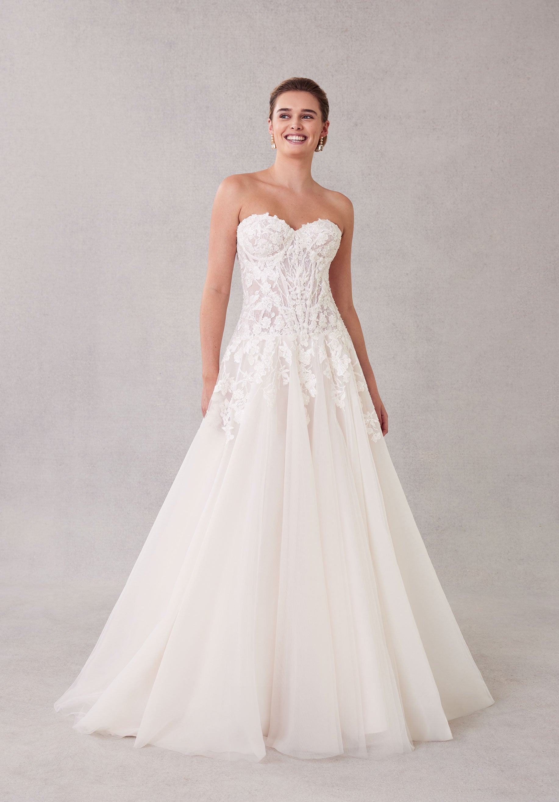 morilee-silvie-a-linie-brautkleid-mit-korsett image 1