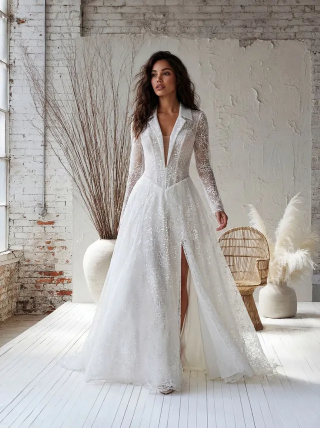 gbs-herve-paris-bridal-paola-brautkleid-promise-collection-komplettgarderobe image 1