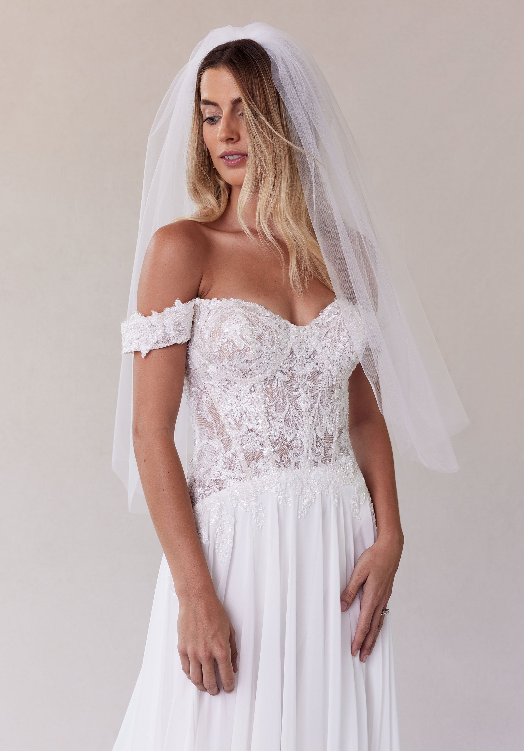 morilee-plain-tulle-schleier-ellbogenl-nge image 2