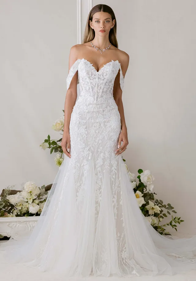 morilee-lysander-brautkleid-meerjungfrau-mit-abnehmbaren-rmeln image 1