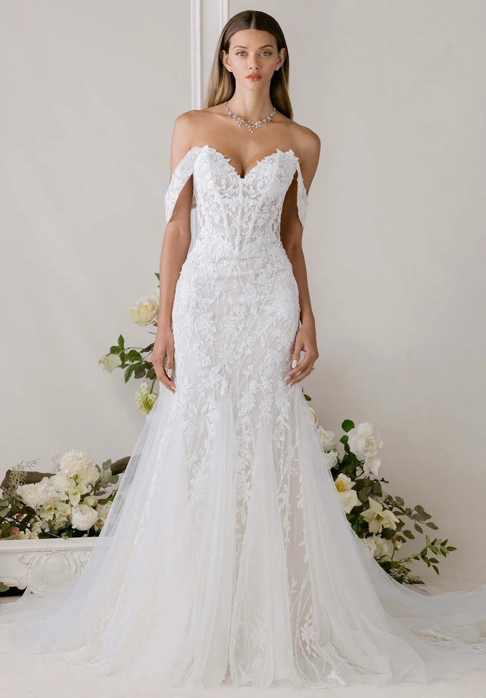 morilee-lysander-brautkleid-meerjungfrau-mit-abnehmbaren-rmeln image 1
