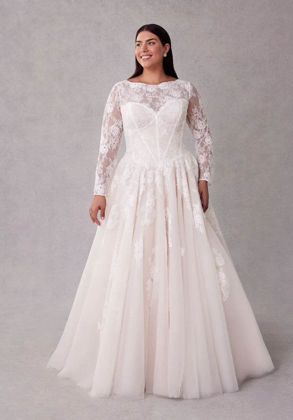 morilee-shenna-ballkleid-brautkleid-mit-corsage-und-schleife image 1