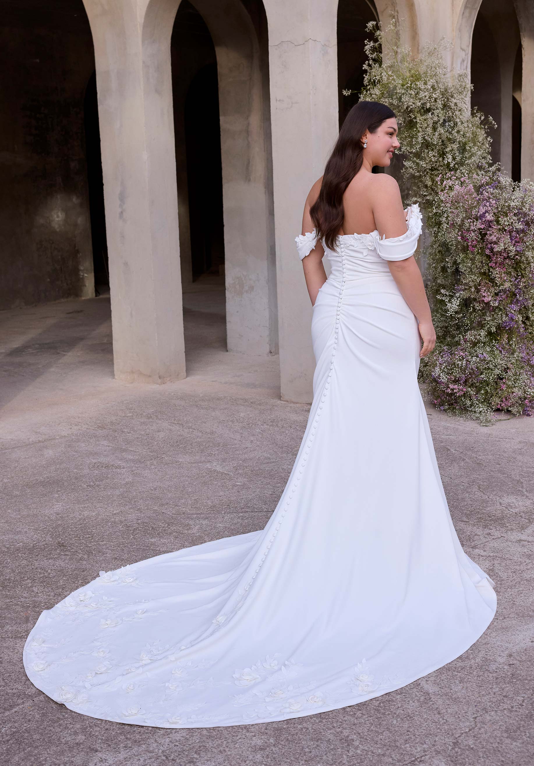 morilee-rea-style-2997-brautkleid-tr-gerlose-crepe-robe-mit-drapierung-und-schli image 5