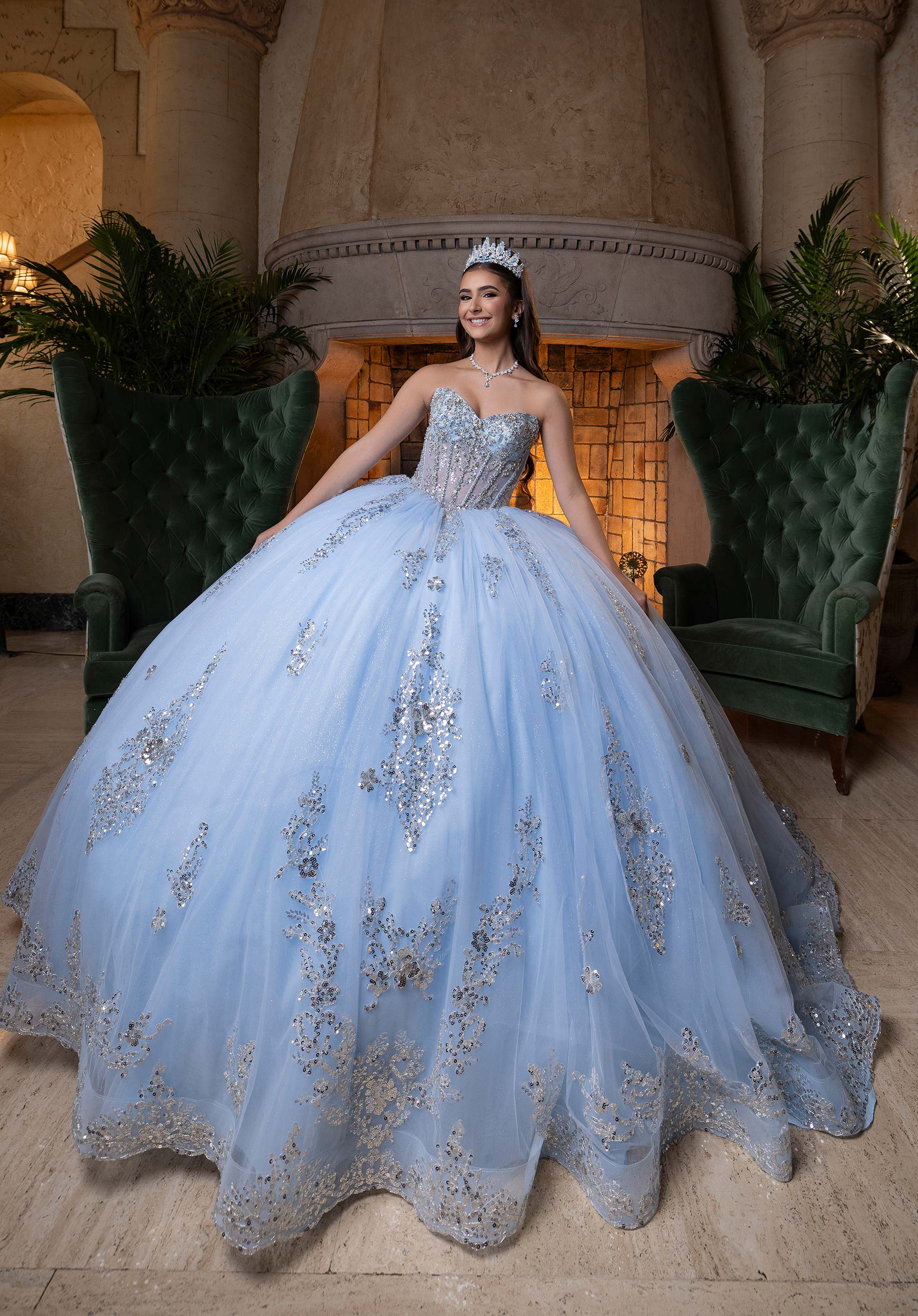 morilee-vizcaya-bianca-quincea-era-ballkleid-mit-glitzert-ll image 3