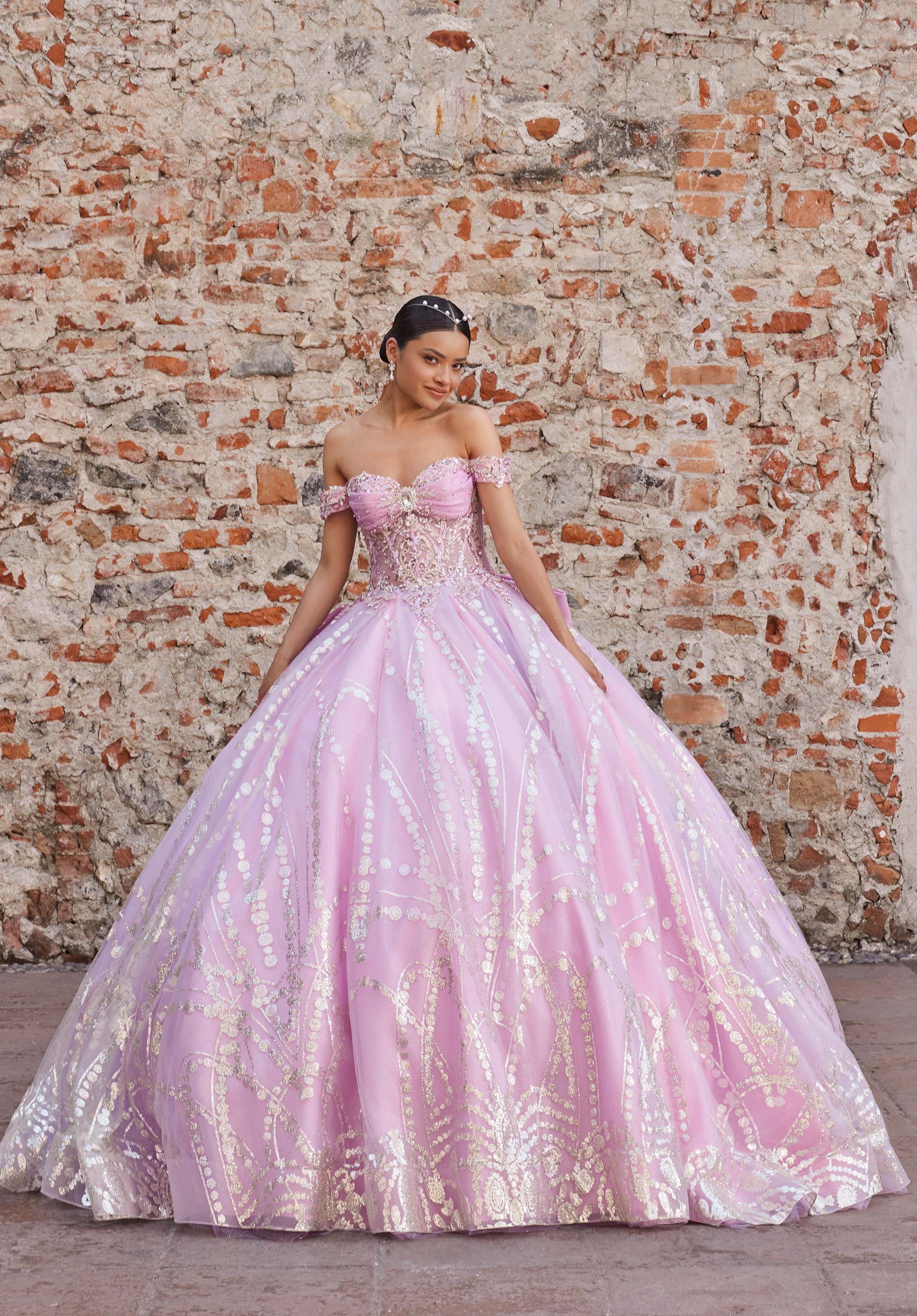 morilee-antonia-quincea-era-prinzessinnenkleid-mit-glitzer-t-ll image 1