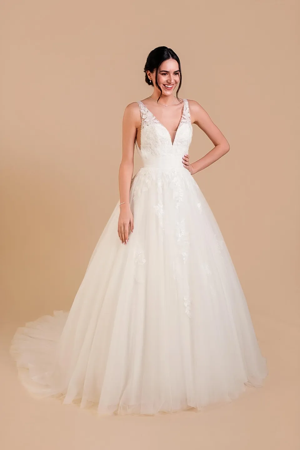 eglantine-inspiree-brautkleid-ivoire-gr-34-56 image 1