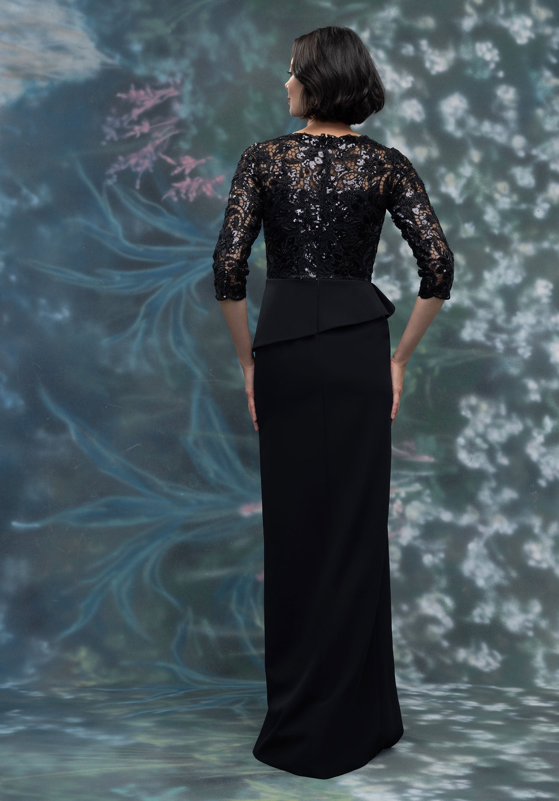 morilee-perlen-spitzen-peplum-abendkleid image 3