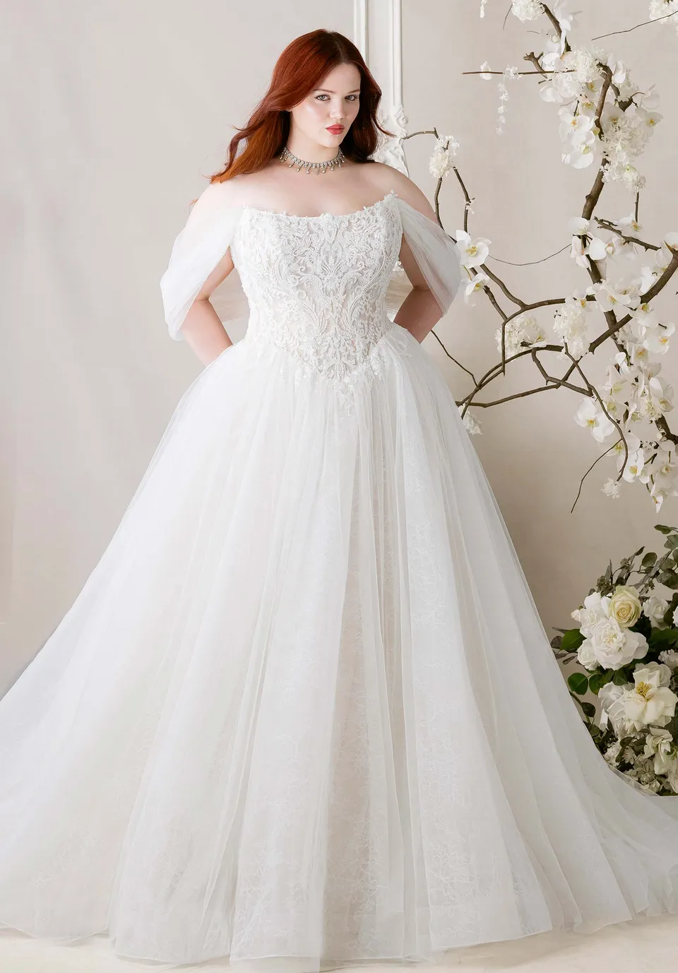 morilee-meli-a-linie-brautkleid image 1