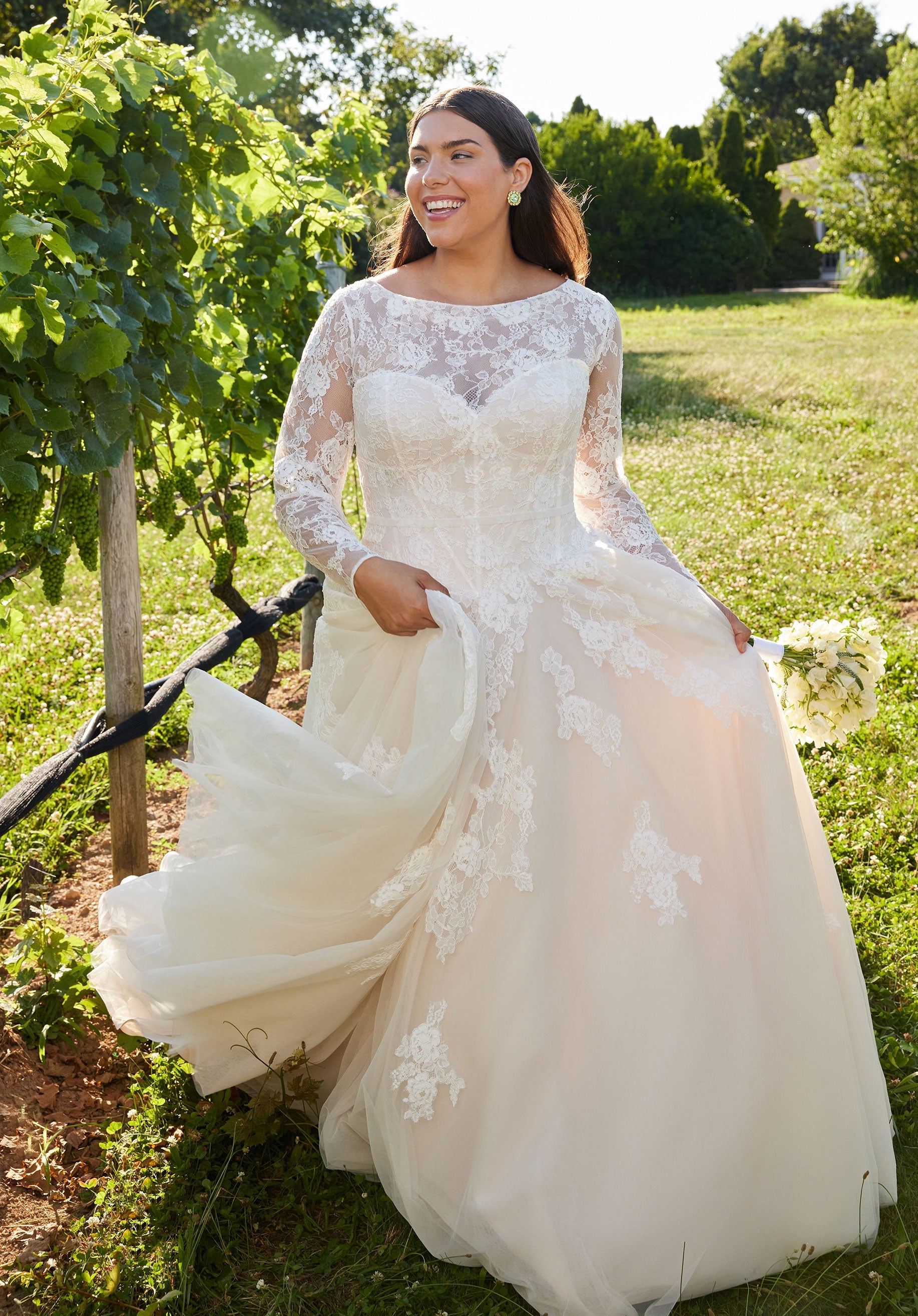 morilee-shenna-ballkleid-brautkleid-mit-corsage-und-schleife image 5