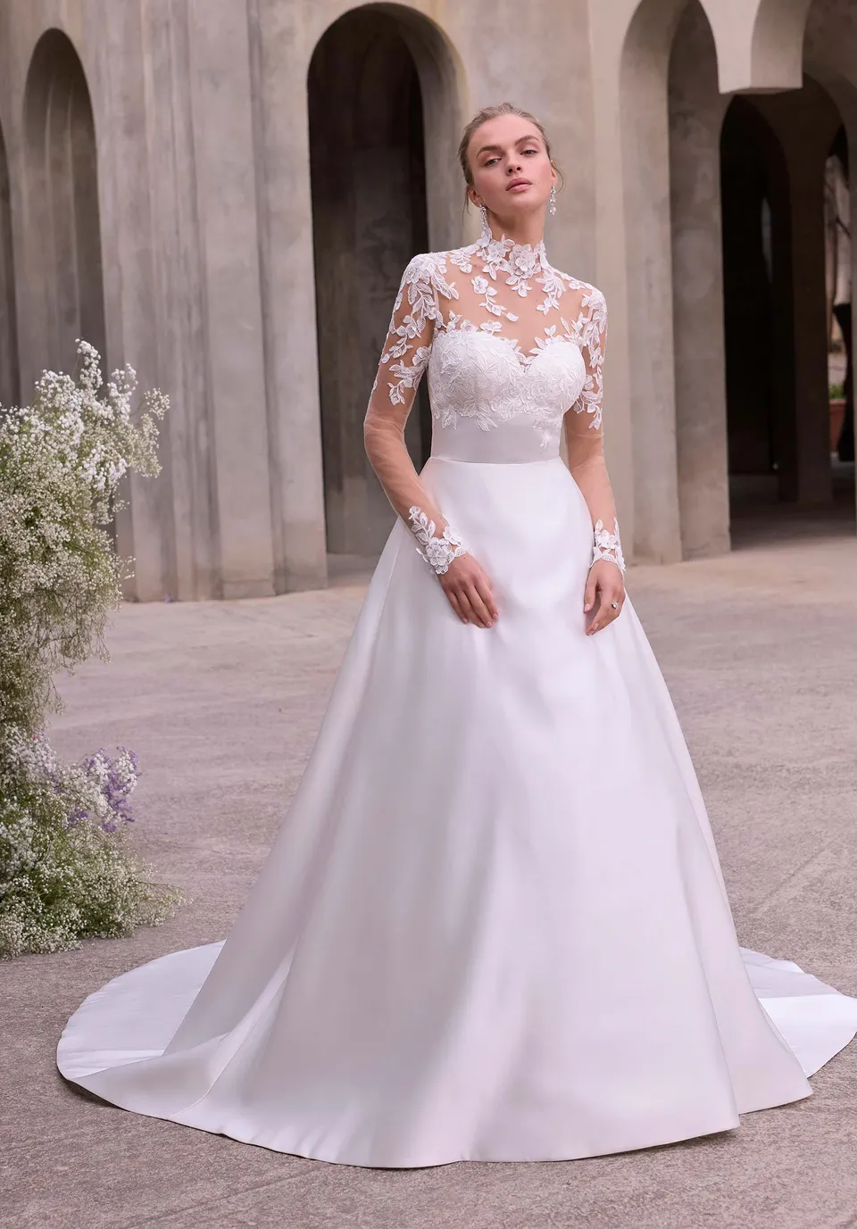 morilee-truth-brautkleid-ballkleid-spitze-satin-ivory-honey image 1