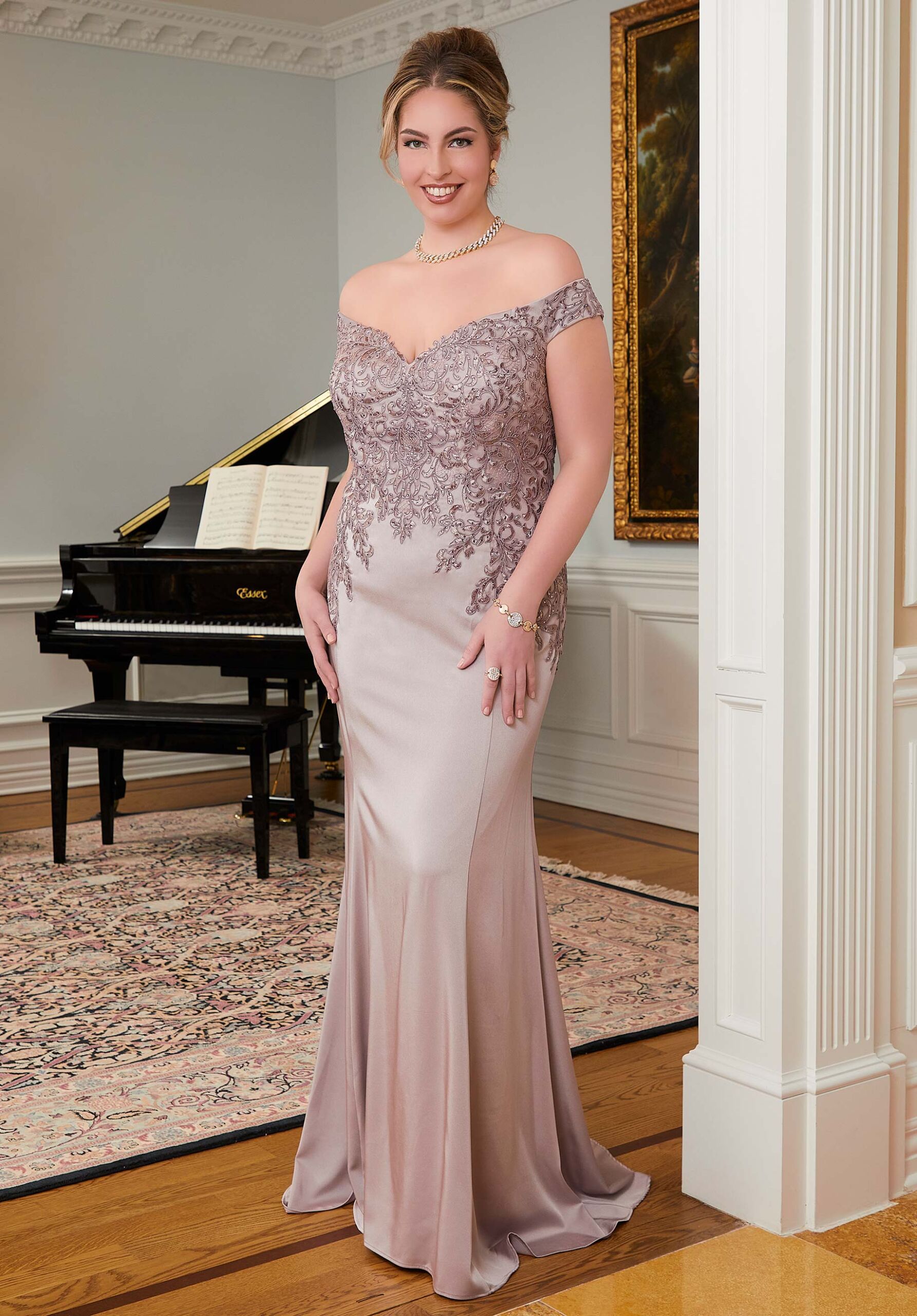 morilee-beaded-embroidery-crepe-special-occasion-kleid image 3