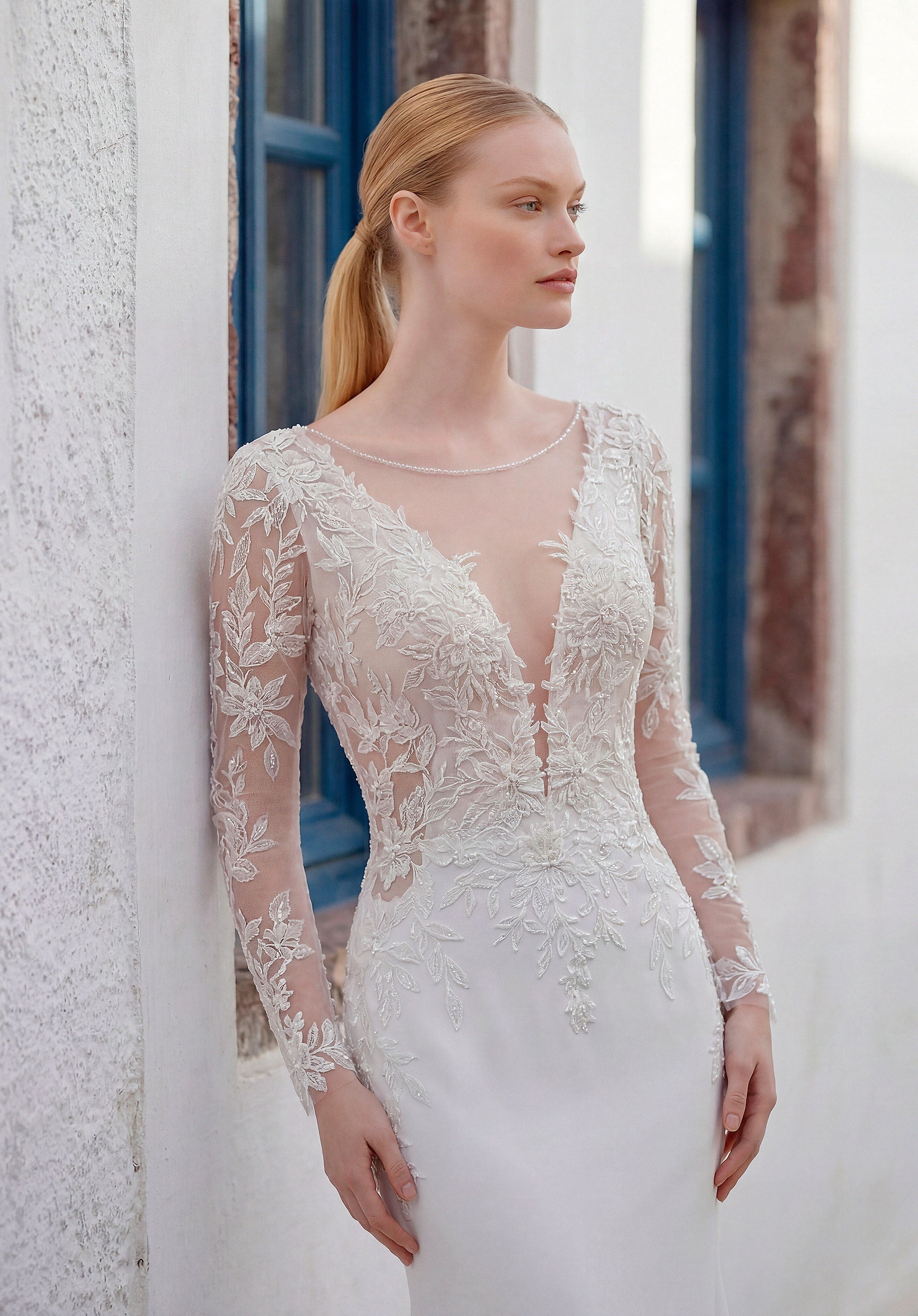 morilee-tiviane-brautkleid-langarm-spitze-crepe image 2
