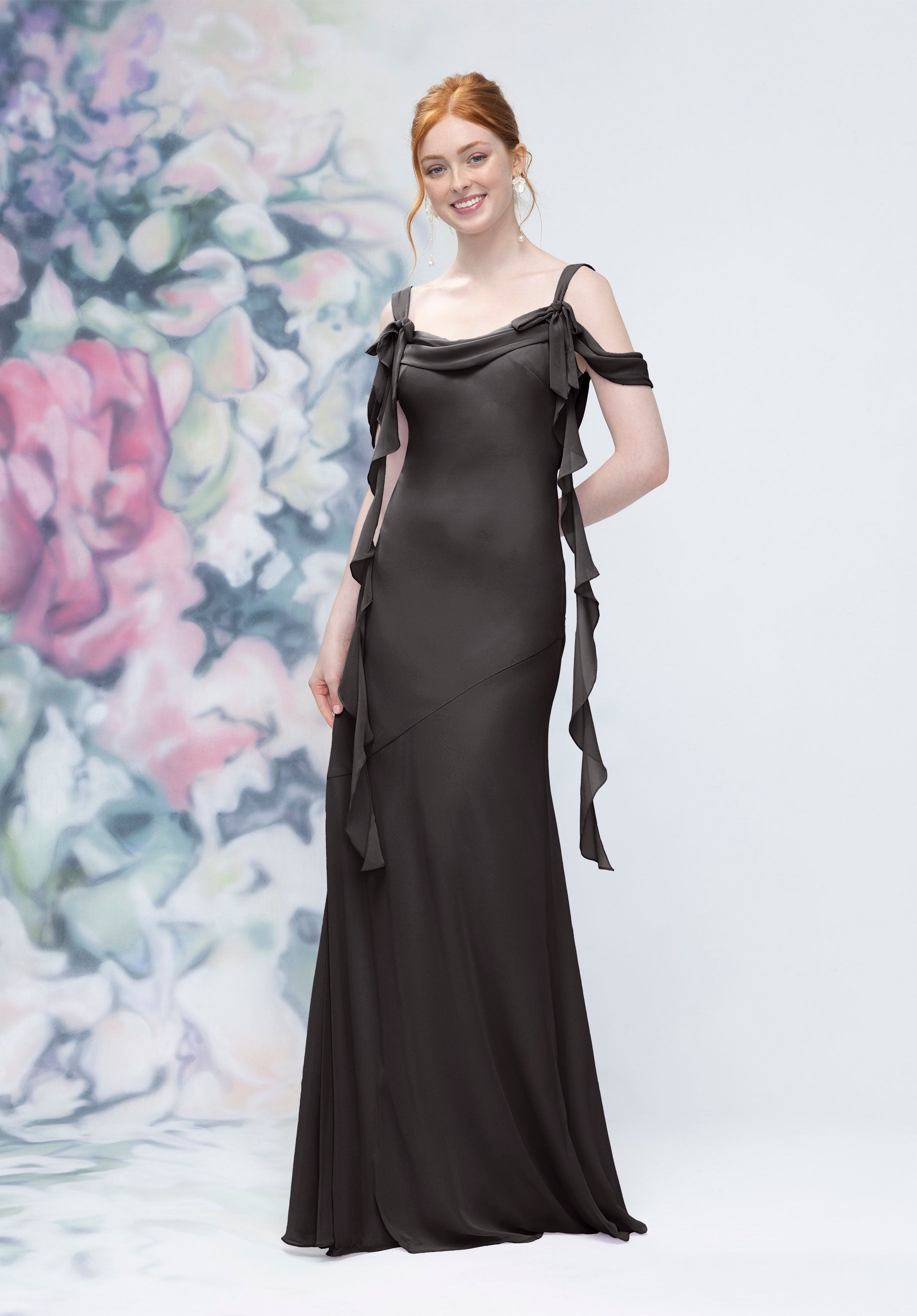 morilee-brautjungfernkleid-chiffon-bias-cut-mit-cowl image 7