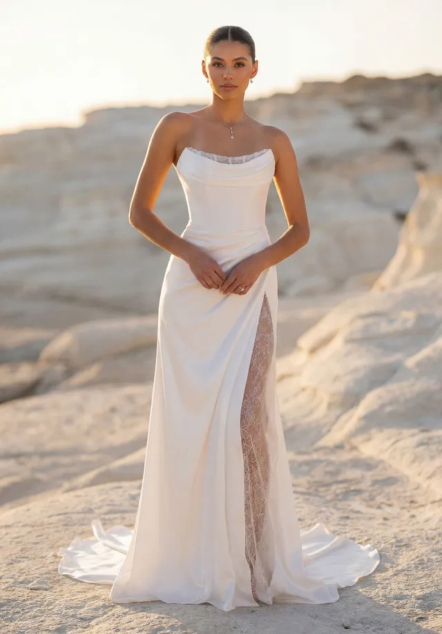morilee-tr-ville-brautkleid-fit-flare-aus-charmeuse image 1