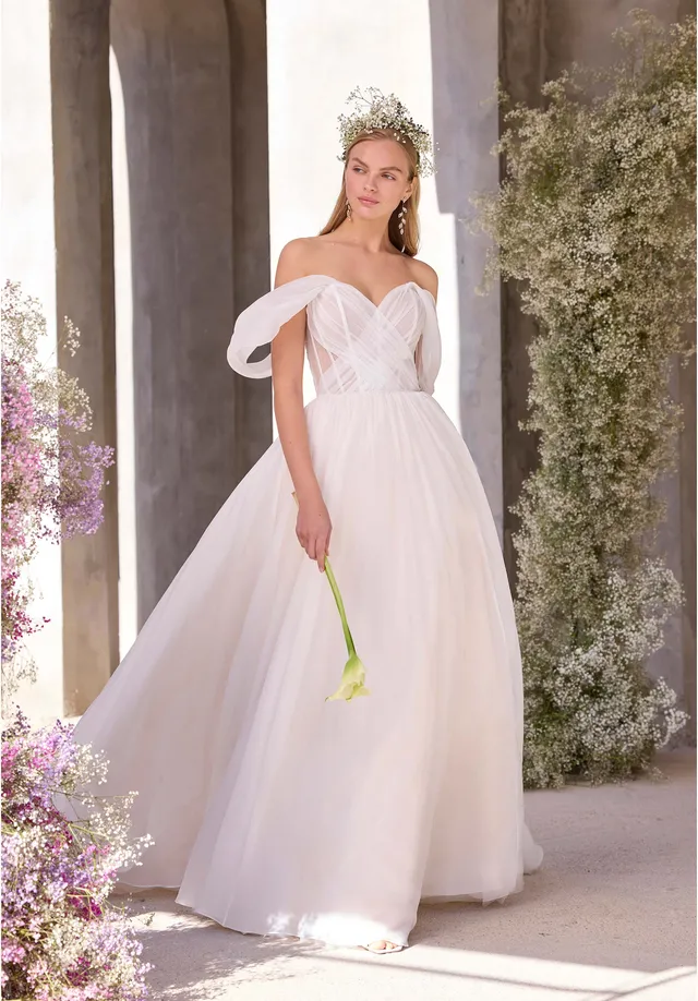 morilee-levana-brautkleid-off-shoulder-organza-a-linie-in-ivory-honey image 1