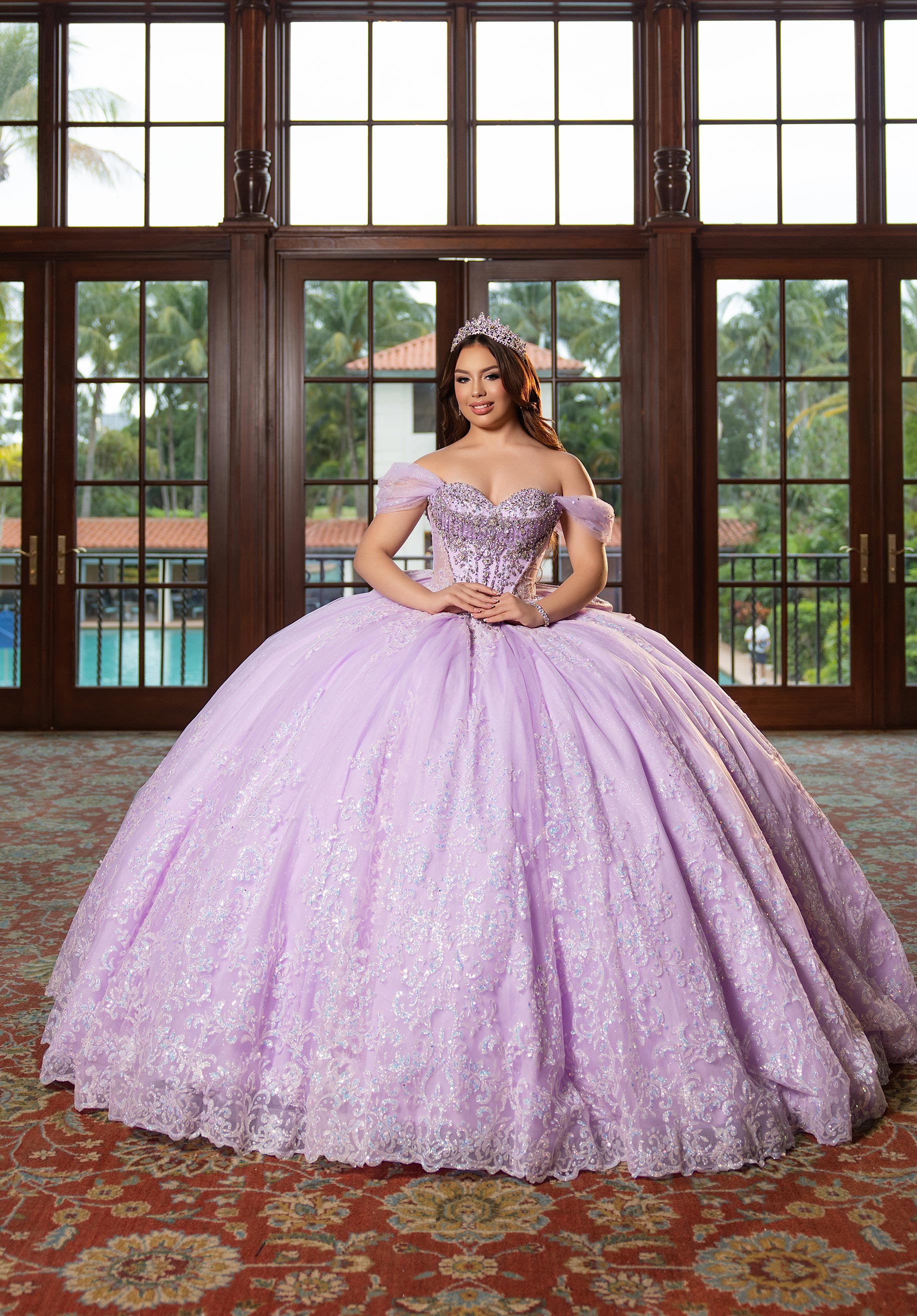 morilee-vizcaya-blossom-quincea-era-ballkleid-glitzer-t-ll image 1