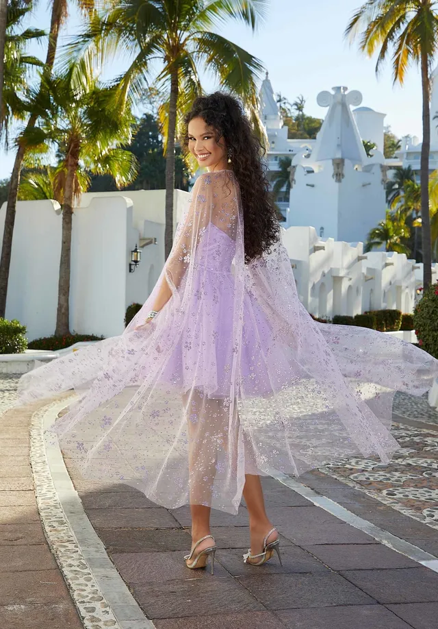 morilee-vizcaya-cape-glitzer-t-ll-blumenmuster image 1
