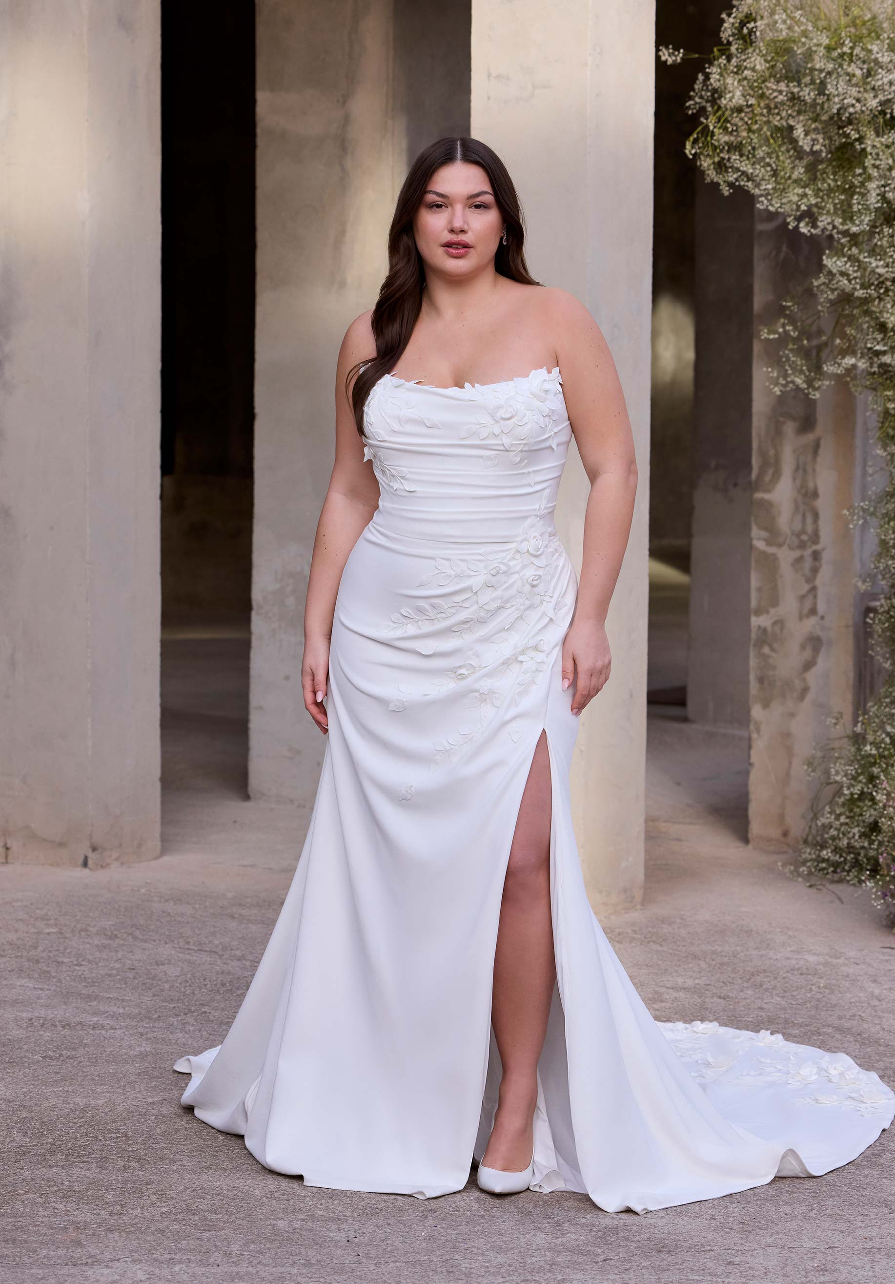 morilee-rea-style-2997-brautkleid-tr-gerlose-crepe-robe-mit-drapierung-und-schli image 4