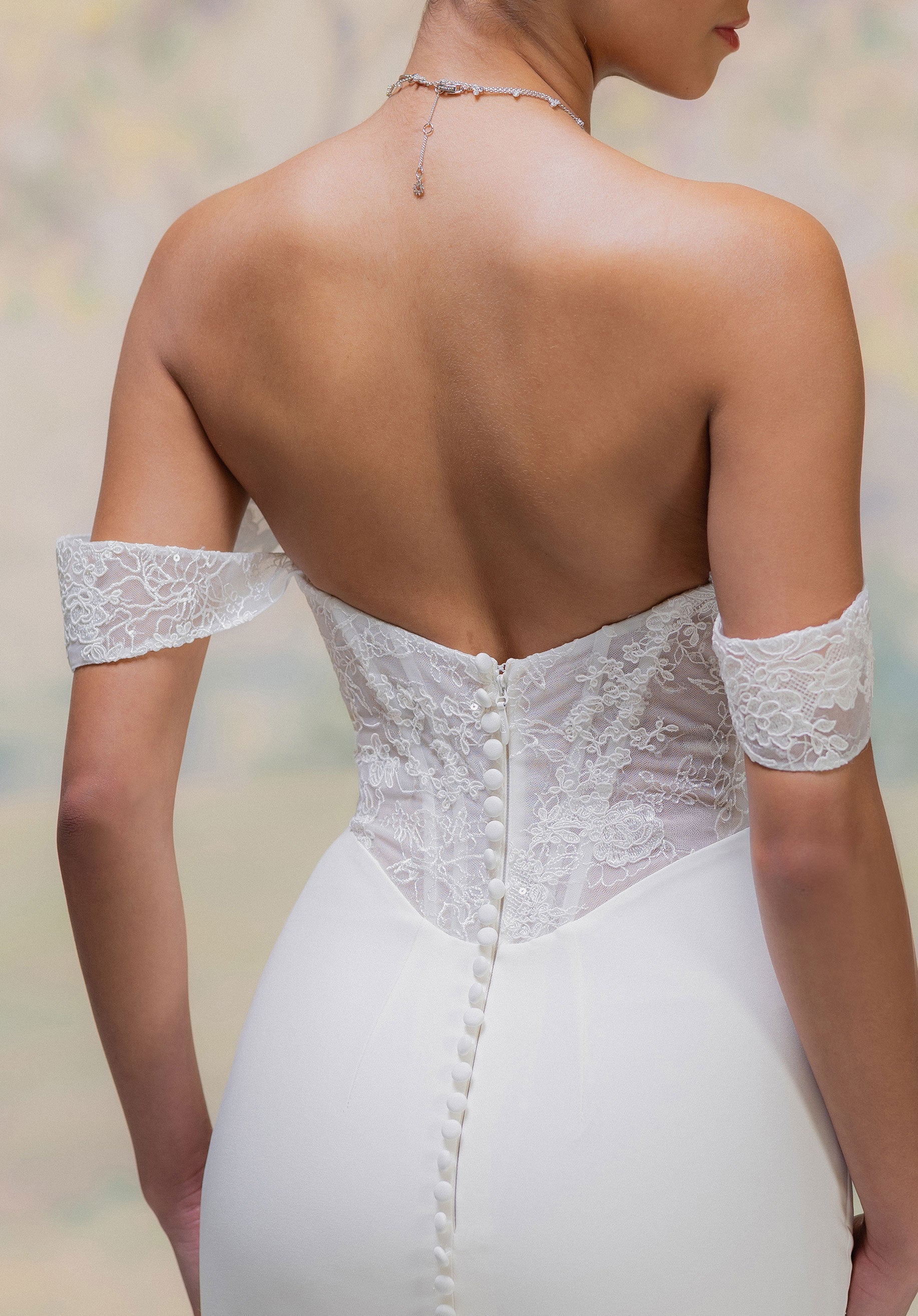 morilee-topaz-brautkleid-meerjungfrau-crepe image 7