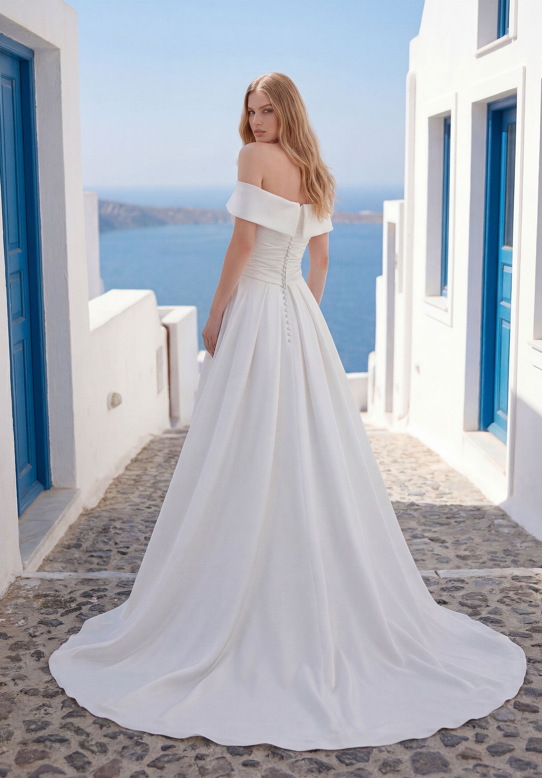 morilee-tayn-brautkleid-fit-and-flare-aus-mikado-mit-schleppe image 3