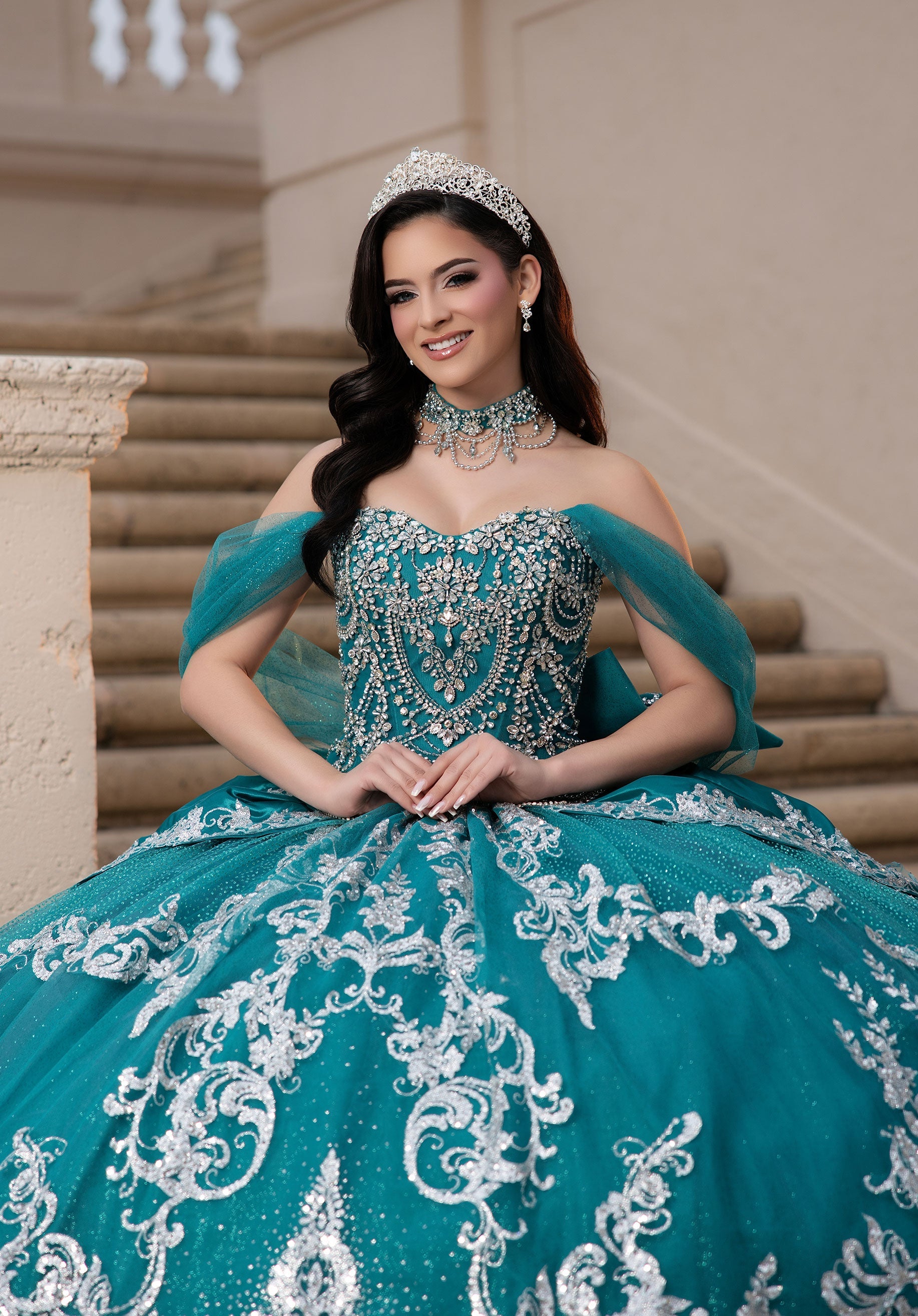 morilee-cassia-quincea-era-ballkleid-mit-glitzert-ll image 2