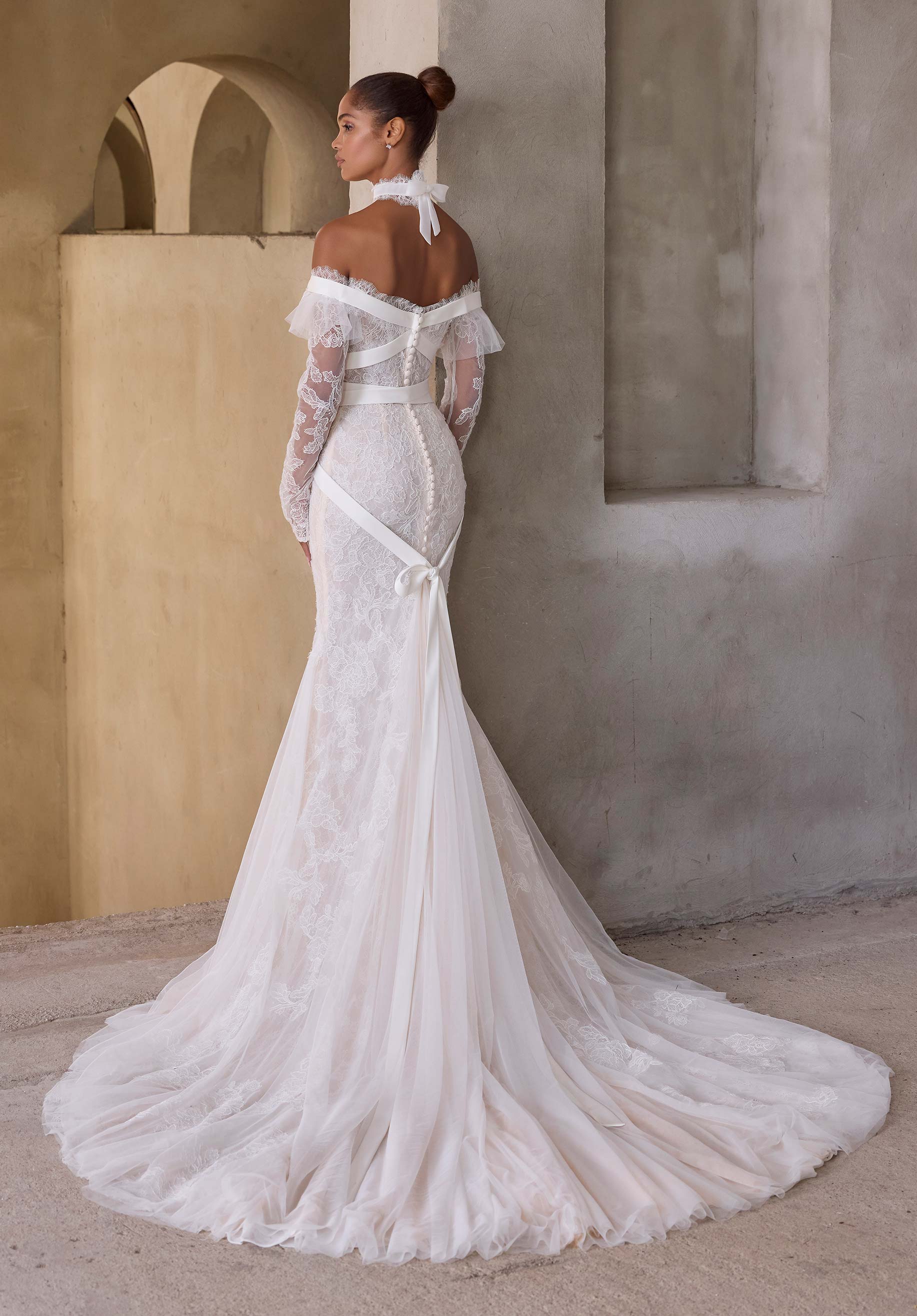 morilee-chymera-brautkleid-fit-flare-aus-chantilly-spitze image 7