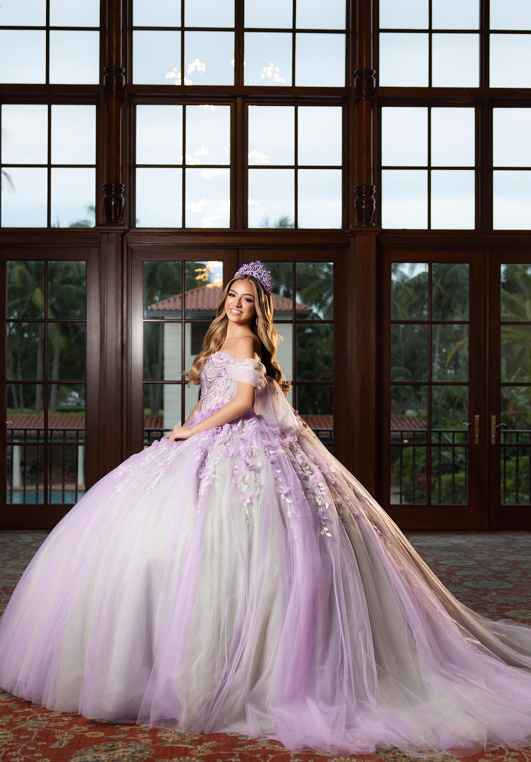 morilee-blake-quincea-era-ballkleid-mit-korsett-und-3d-bl-ten image 7