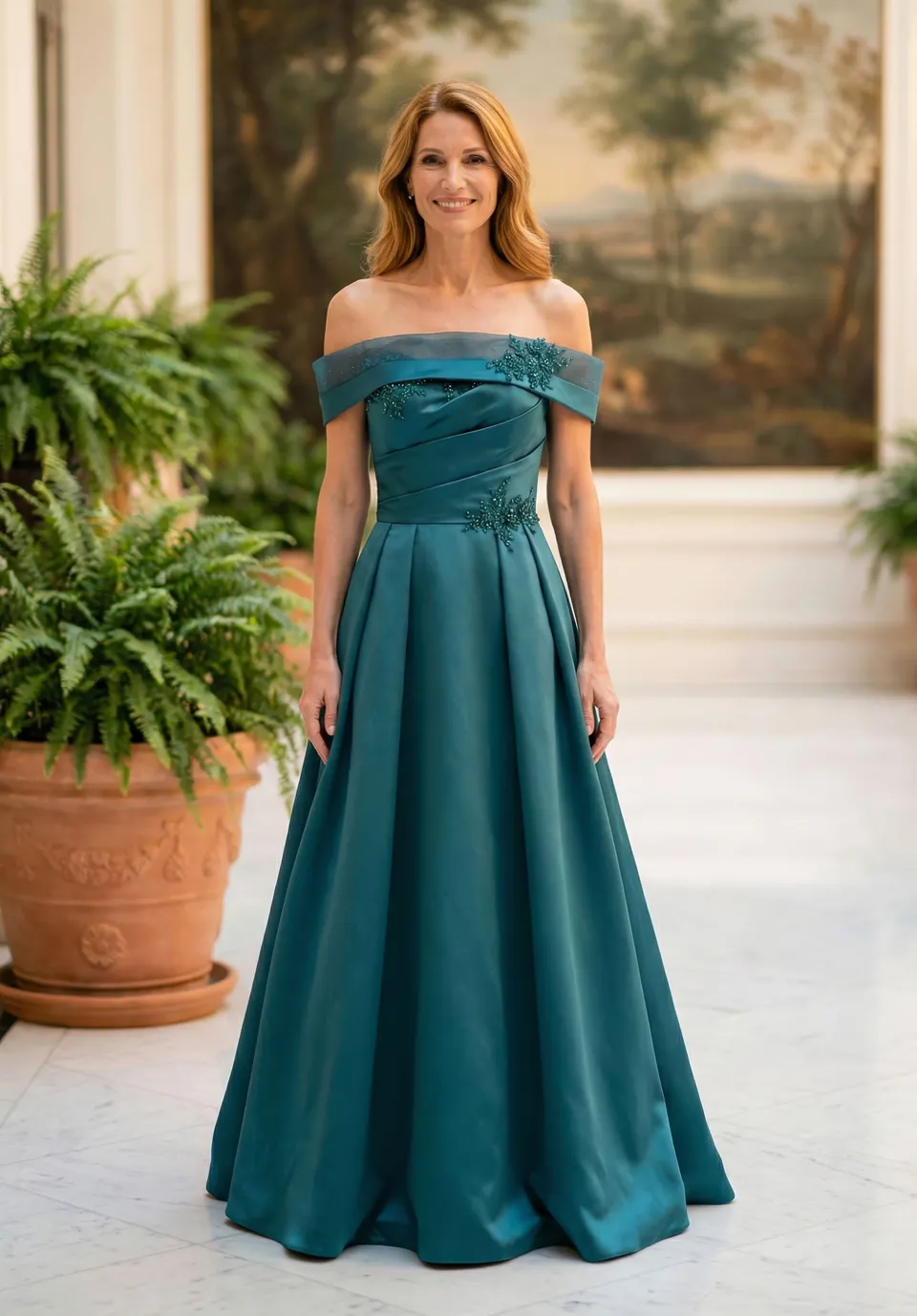 morilee-mikado-ballkleid-abendkleid-tr-gerlos-mit-stola image 1