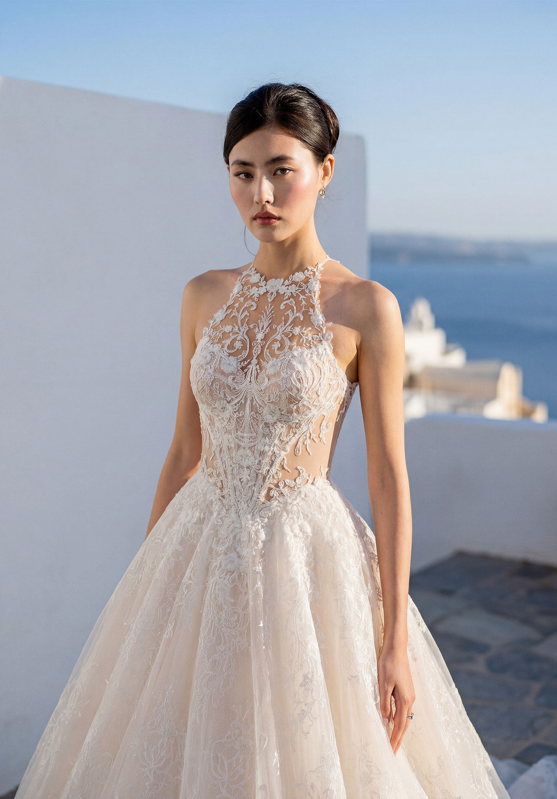 morilee-tressa-brautkleid-ballkleid-mit-illusions-halter image 2