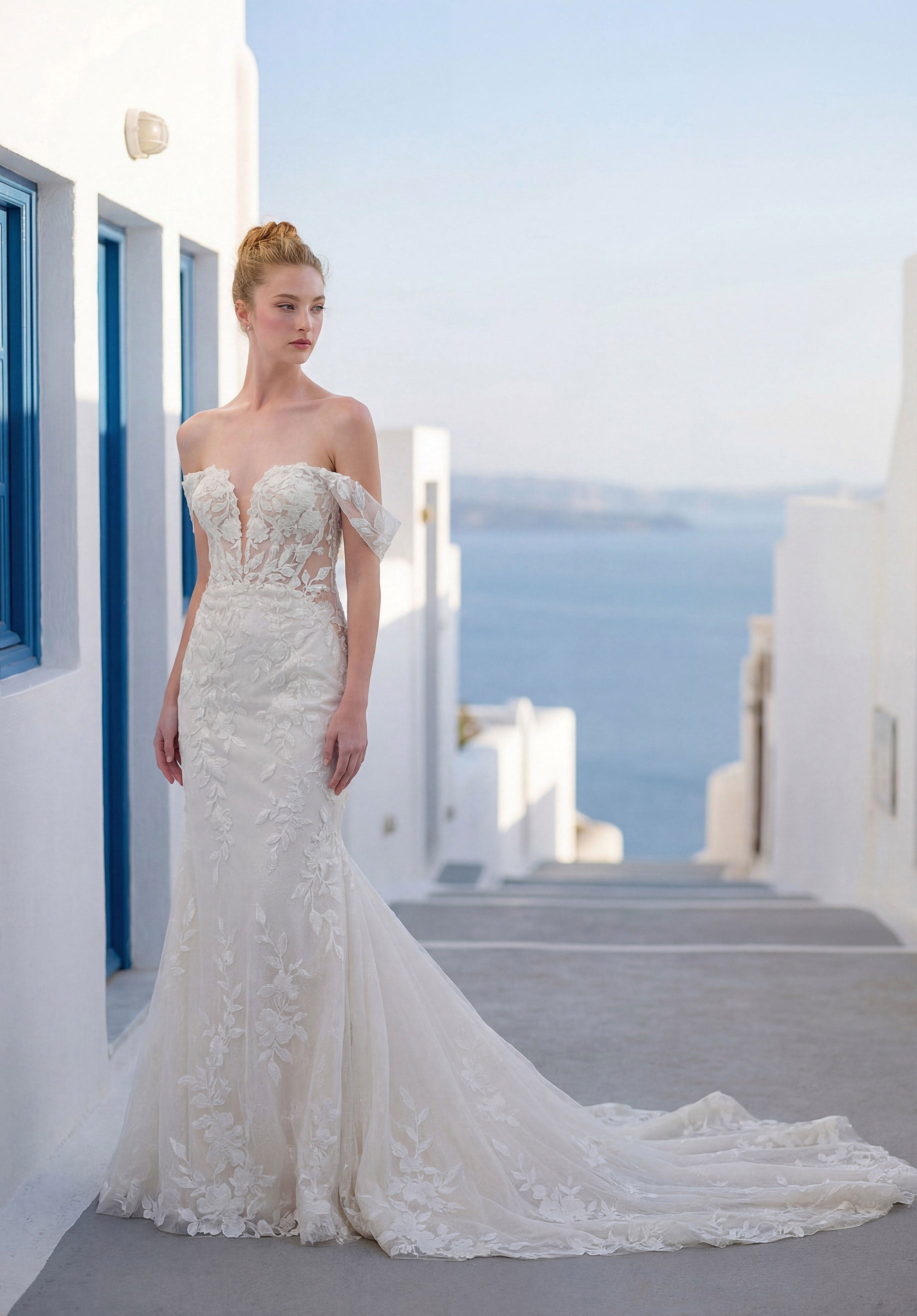 morilee-trystine-meerjungfrau-brautkleid-mit-t-ll-und-rmeln image 1