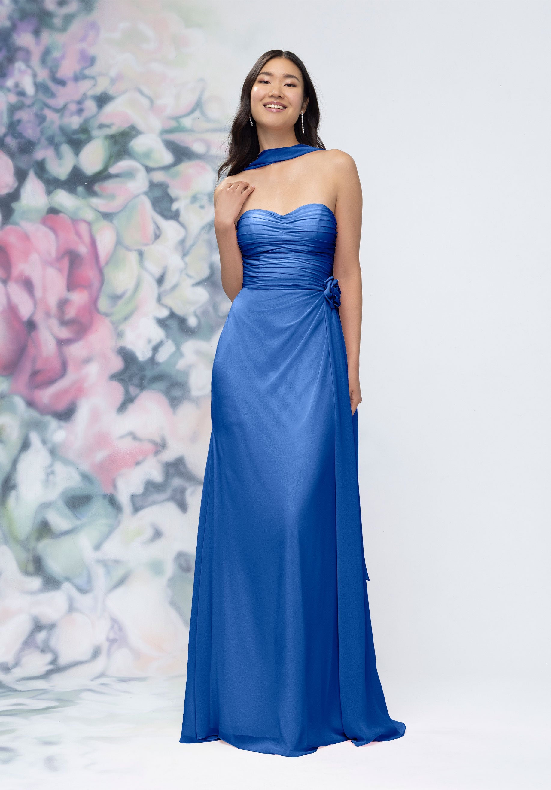 morilee-brautjungfernkleid-chiffon-sweetheart-mit-rosette image 6