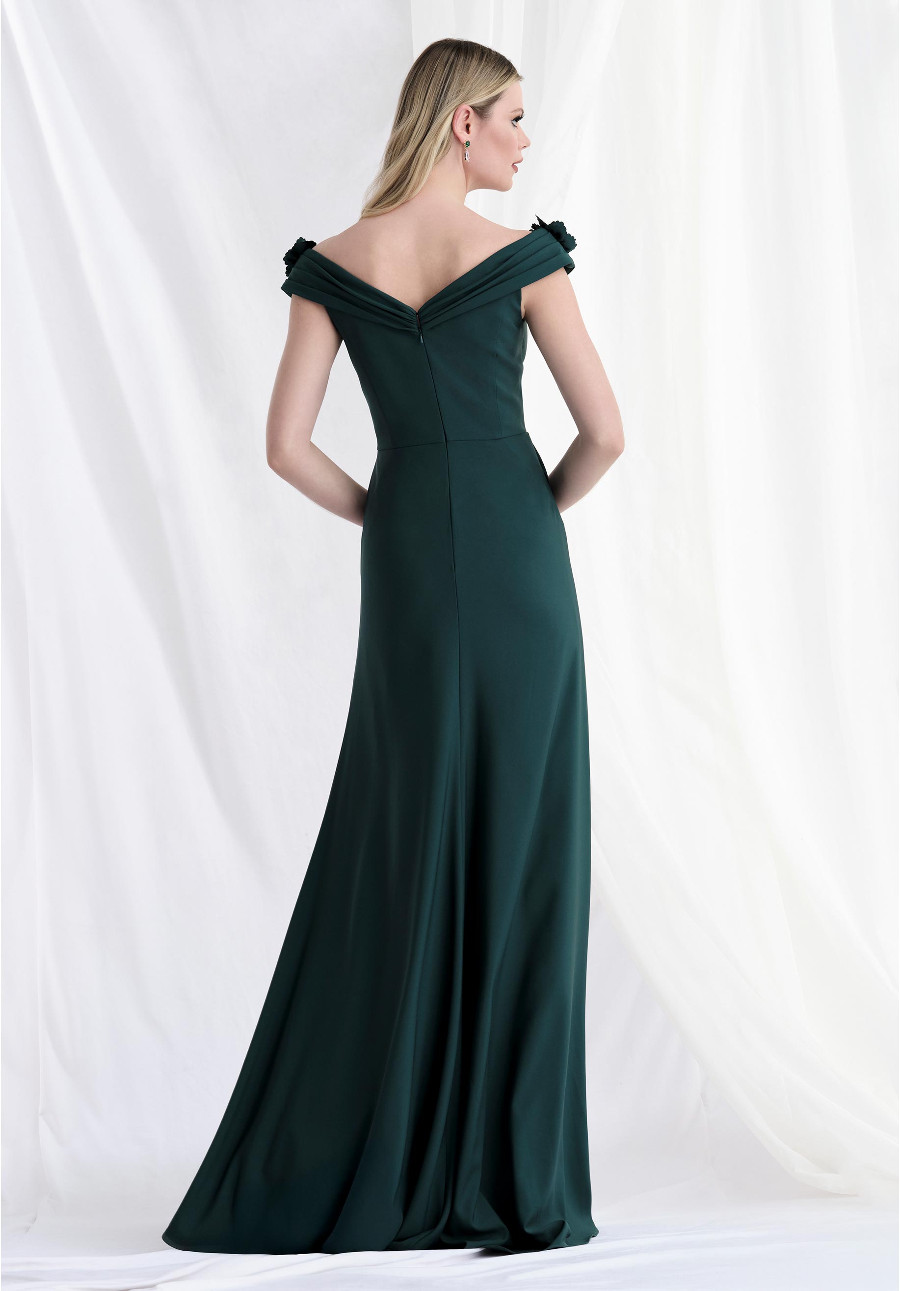 morilee-abendkleid-wickel-oberteil-fit-flare-crepe-floral image 6