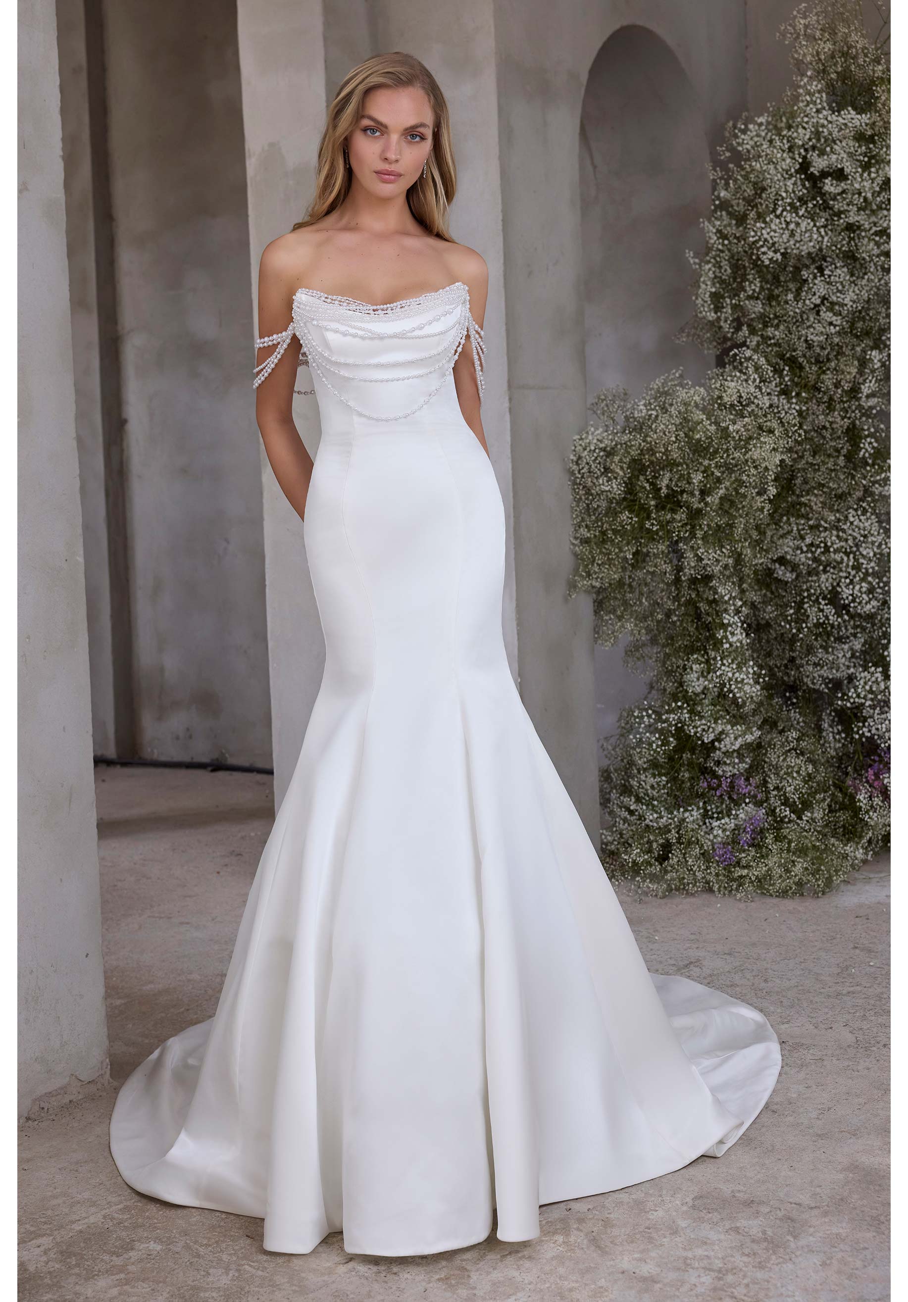 morilee-atete-brautkleid-satin-fit-and-flare image 1