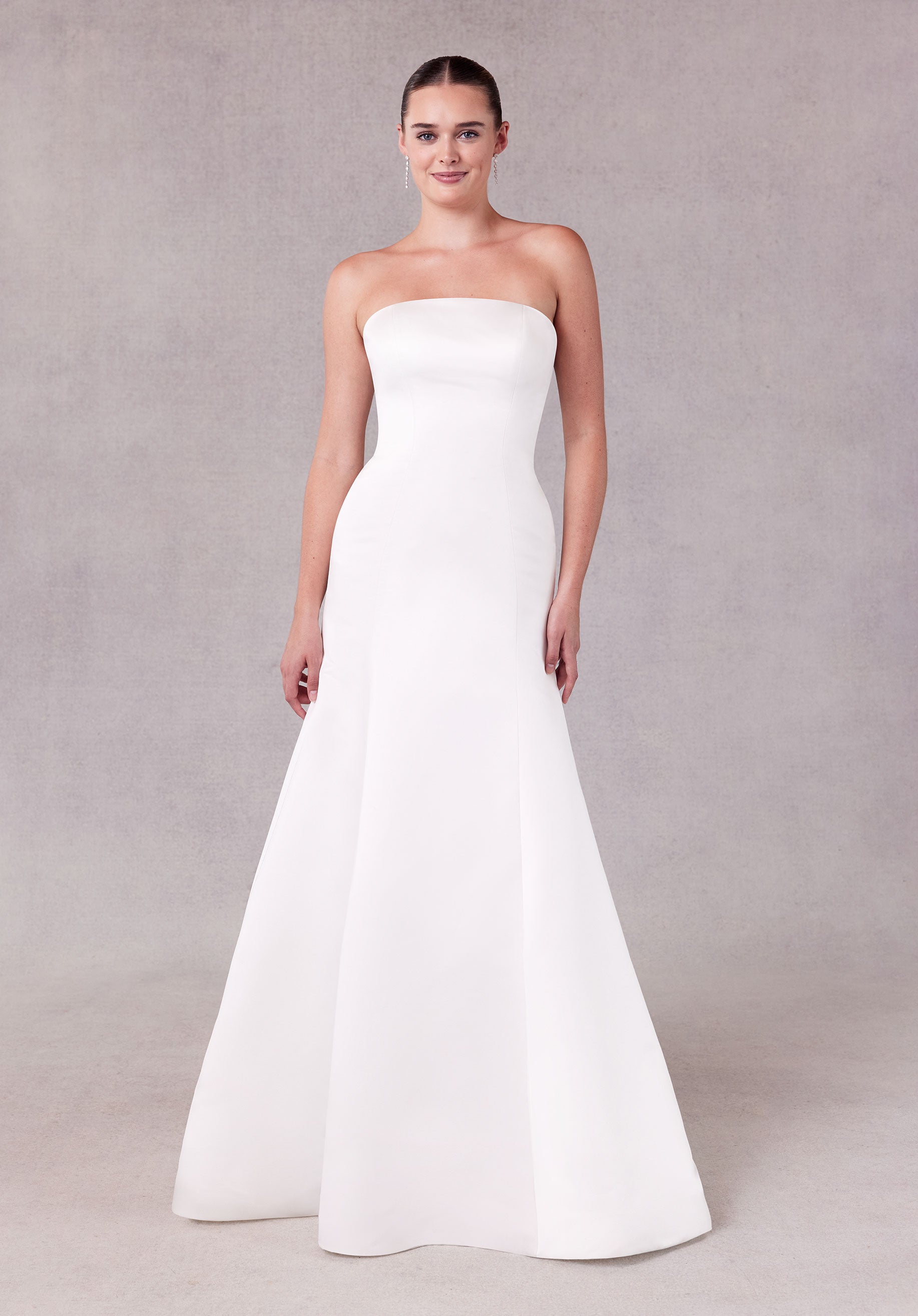 morilee-susanna-brautkleid-fit-and-flare-satin-mit-schleifenr-cken image 1