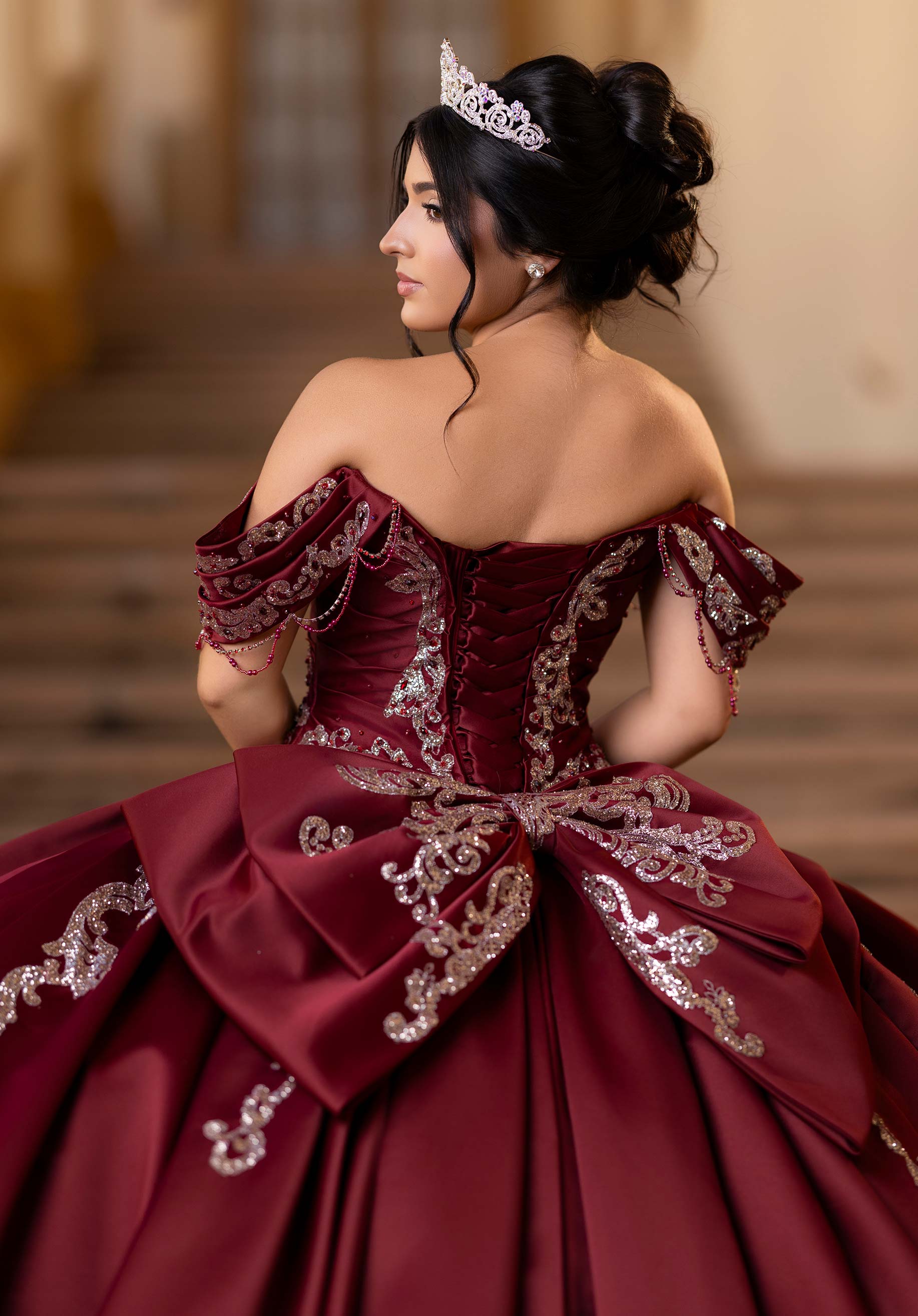 morilee-vizcaya-bree-quincea-era-kleid-satin-ballkleid-mit-schleife image 4