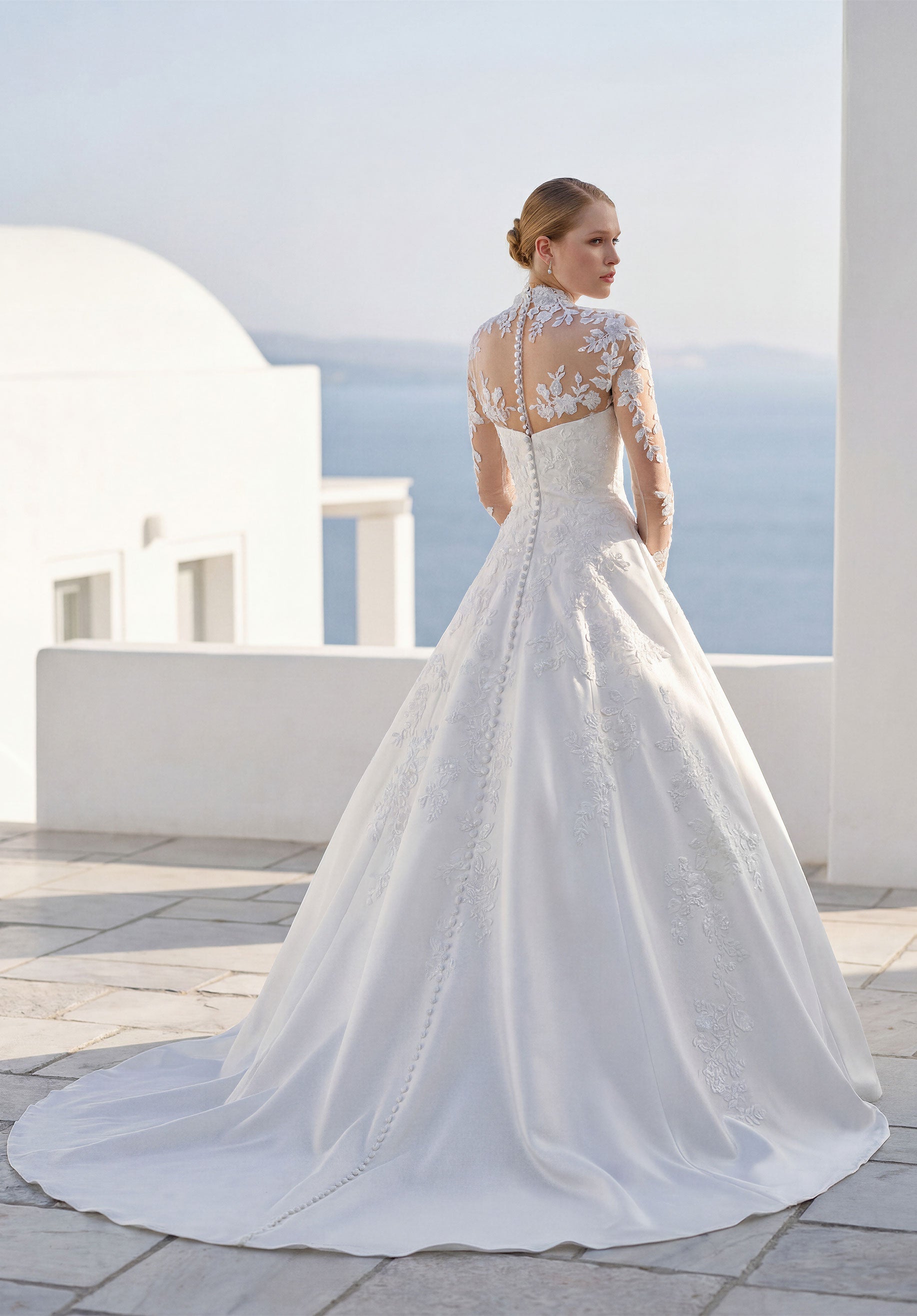 morilee-tovella-satin-ballkleid-brautkleid image 4