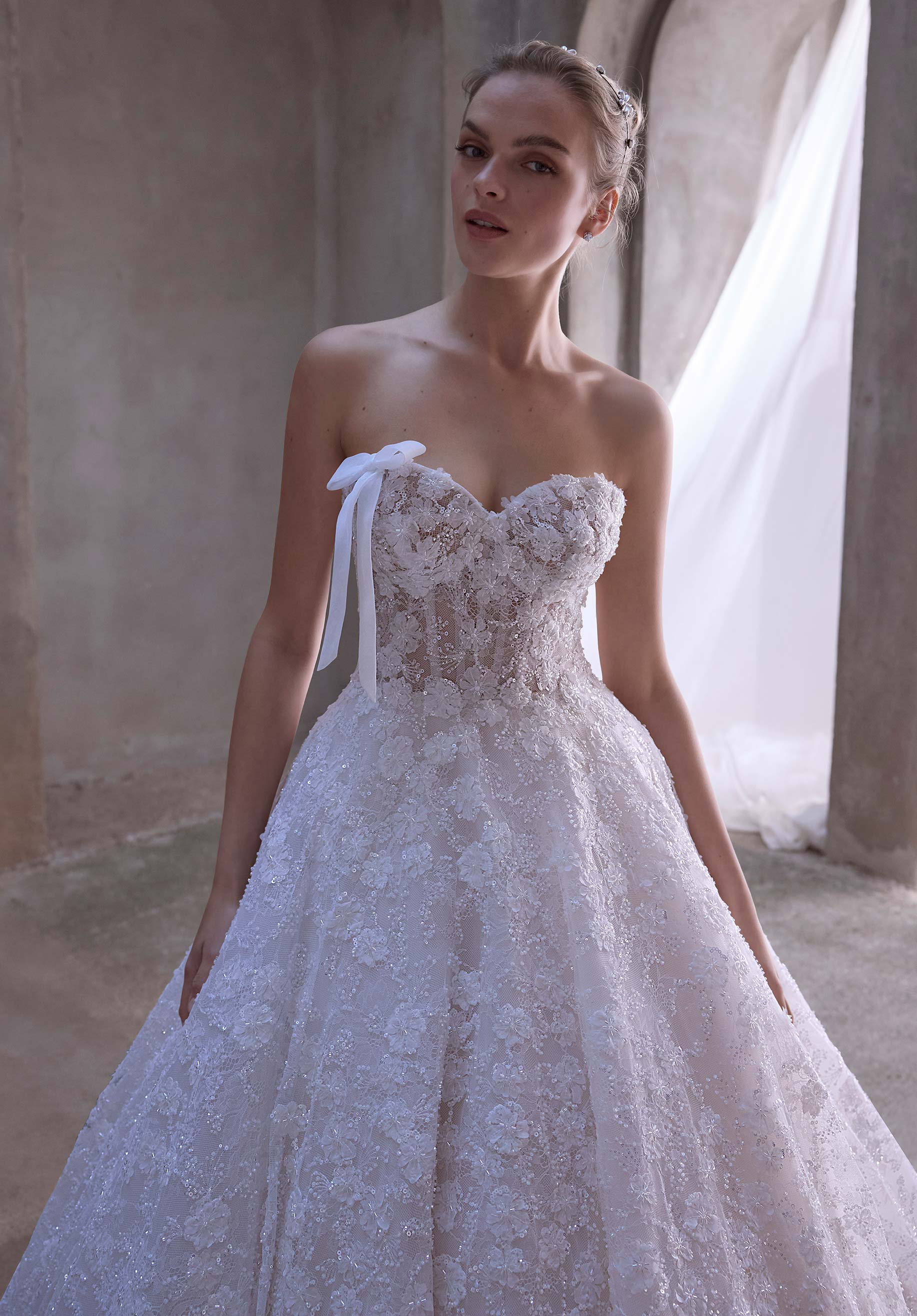 morilee-arys-ballkleid-brautkleid-mit-sweetheart-und-schleifen-bow image 2