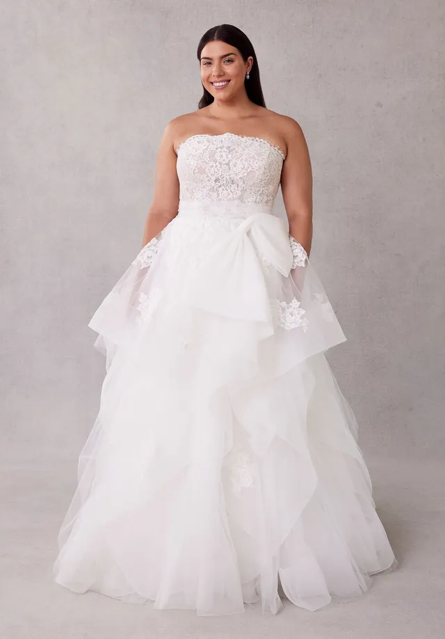 morilee-santina-brautkleid-ballkleid-aus-t-ll-mit-r-schen image 1
