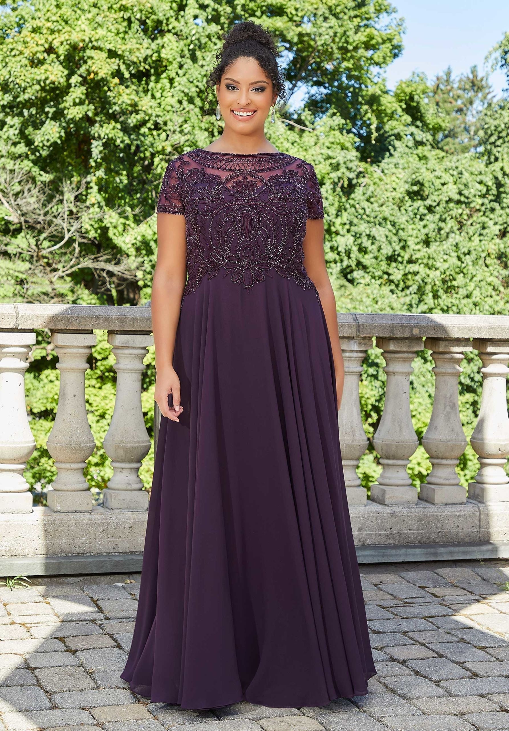 morilee-chiffon-abendkleid-mit-perlen-netz-bodice-und-illusionsr-cken image 4