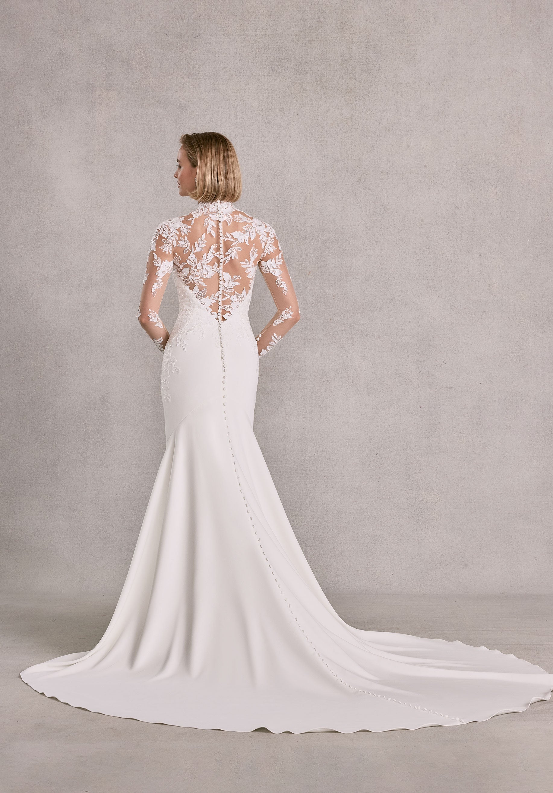 morilee-savina-brautkleid-fit-flare-wildflower-mit-illusions-ausschnitt image 5
