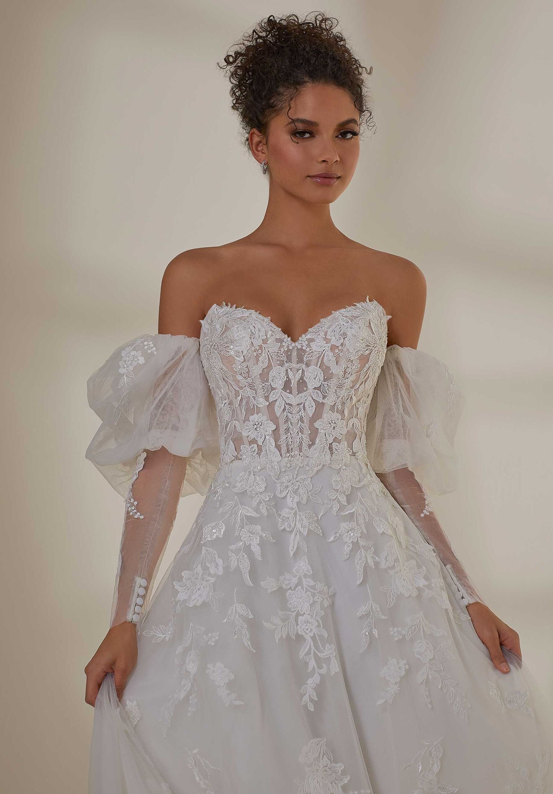 morilee-lace-on-tulle-pouf-rmel-accessoire image 1