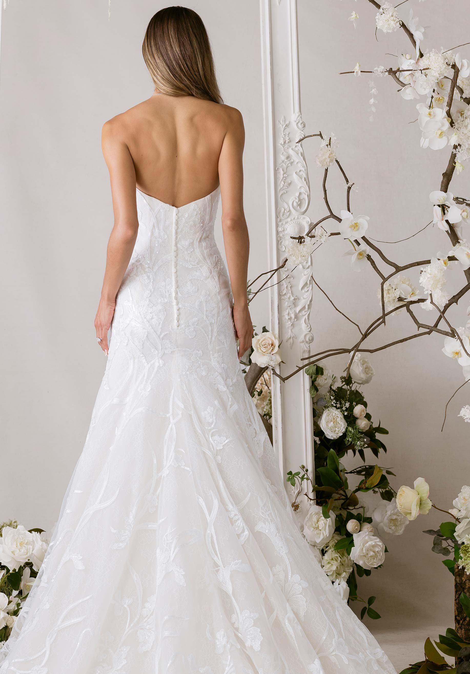 morilee-menag-s-fit-and-flare-brautkleid-chantilly-spitze image 3