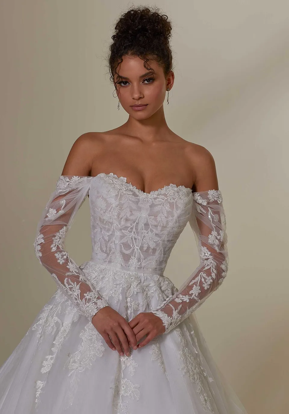 morilee-bolero-langarm-aus-besticktem-t-ll image 1