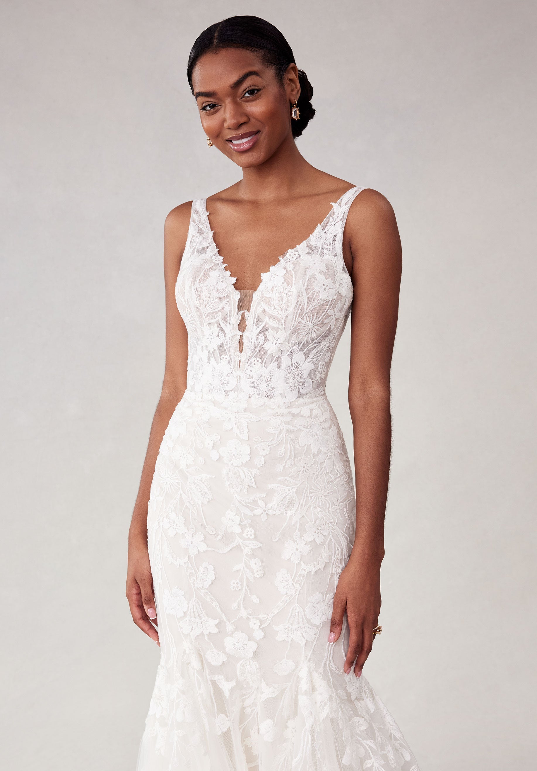 morilee-sydney-brautkleid-fit-and-flare-mit-t-llrock image 2