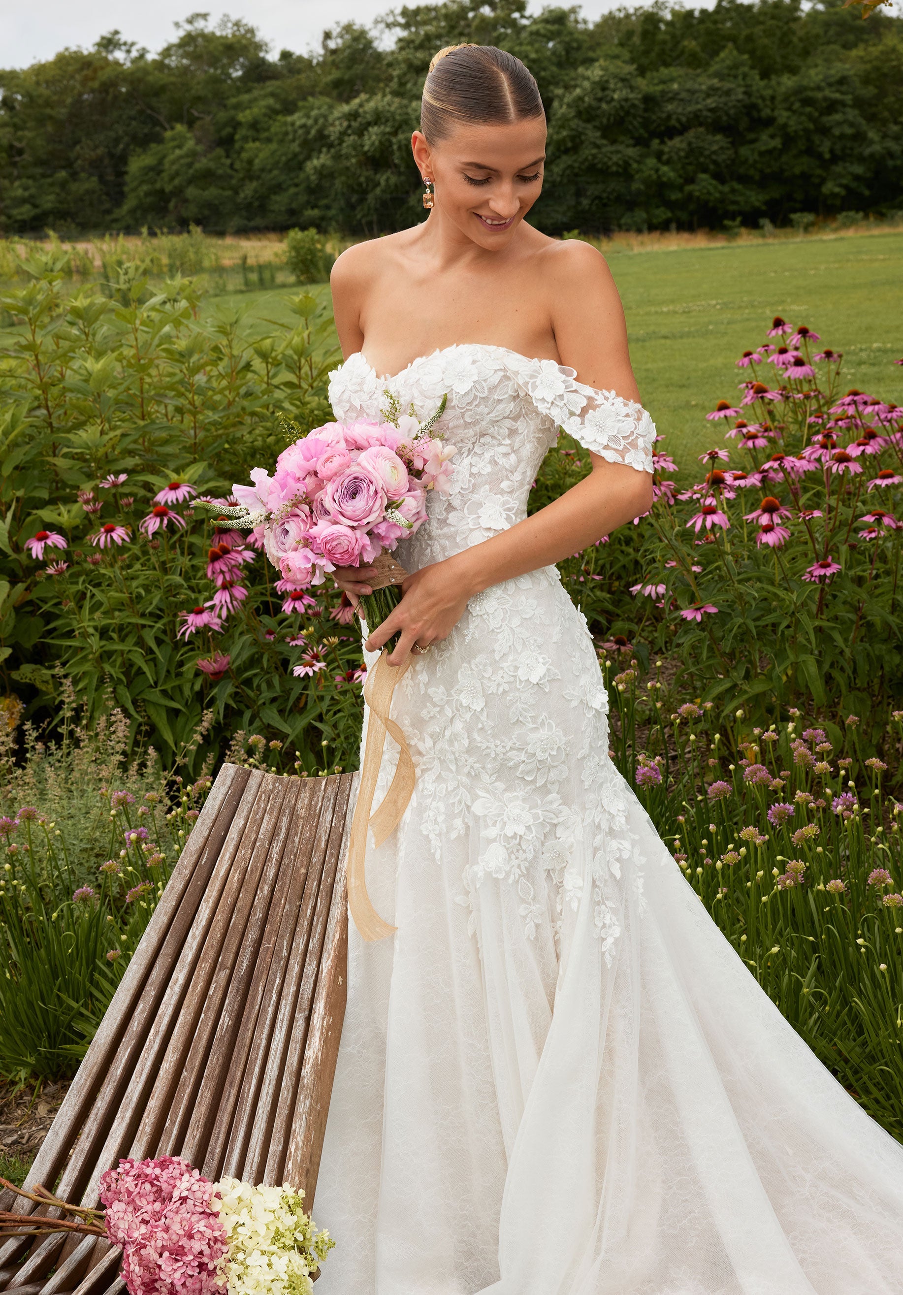 morilee-sylvie-brautkleid-fit-and-flare-mit-corsage-und-rmeln image 4
