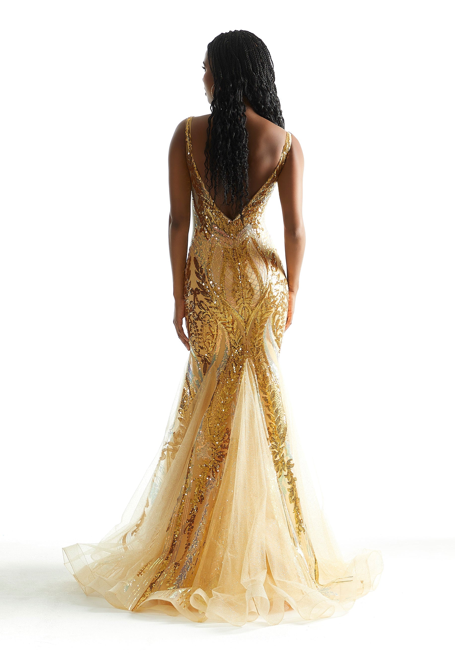 morilee-patterned-sequin-mermaid-promkleid image 7